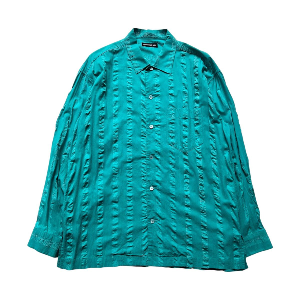 Issey Miyake × Japanese Brand Vintage Issey Miyake Button Up Shirt Long Sleeve Size US L / EU 52-54 / 3 - 1 Thumbnail