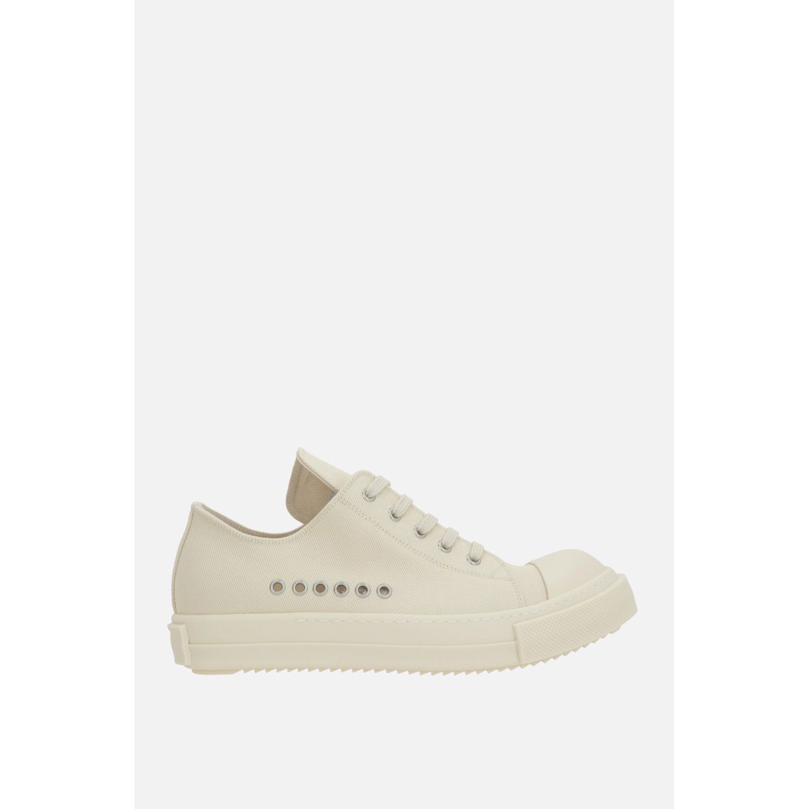 Rick Owens RICK OWENS Extreme Ivory Canvas Sneakers New & Authentic (Me Size US 7 / EU 40 - 2 Thumbnail