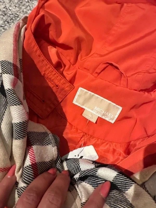 Michael Kors Michael kors jacket trencz orange raincoat Size S / US 4 / IT 40 - 6 Thumbnail