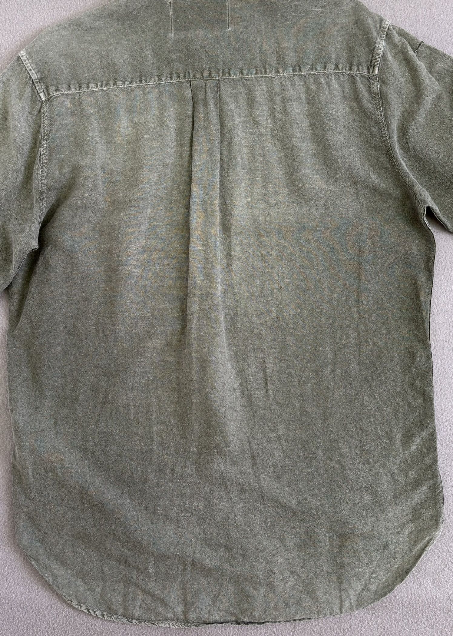 Our Legacy OUR Legacy Khaki shirt Linen size 48 Size US M / EU 48-50 / 2 - 14 Thumbnail
