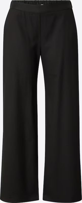 Saint Laurent Paris o1bcso1str0924 Wide-Leg Pants In Suede in Black Size US 34 / EU 50 - 1 Thumbnail