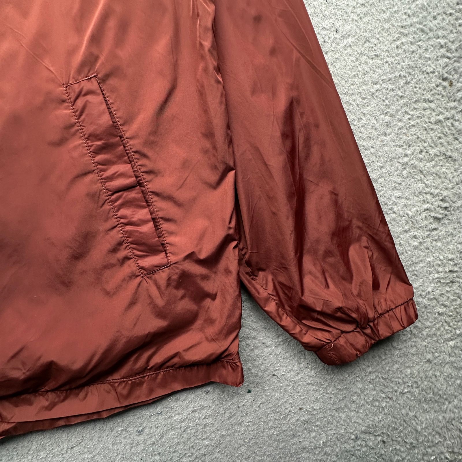 RVCA RVCA Motors Coach Jacket Mens Medium Brown Snap MA707MCJ Size US M / EU 48-50 / 2 - 9 Thumbnail