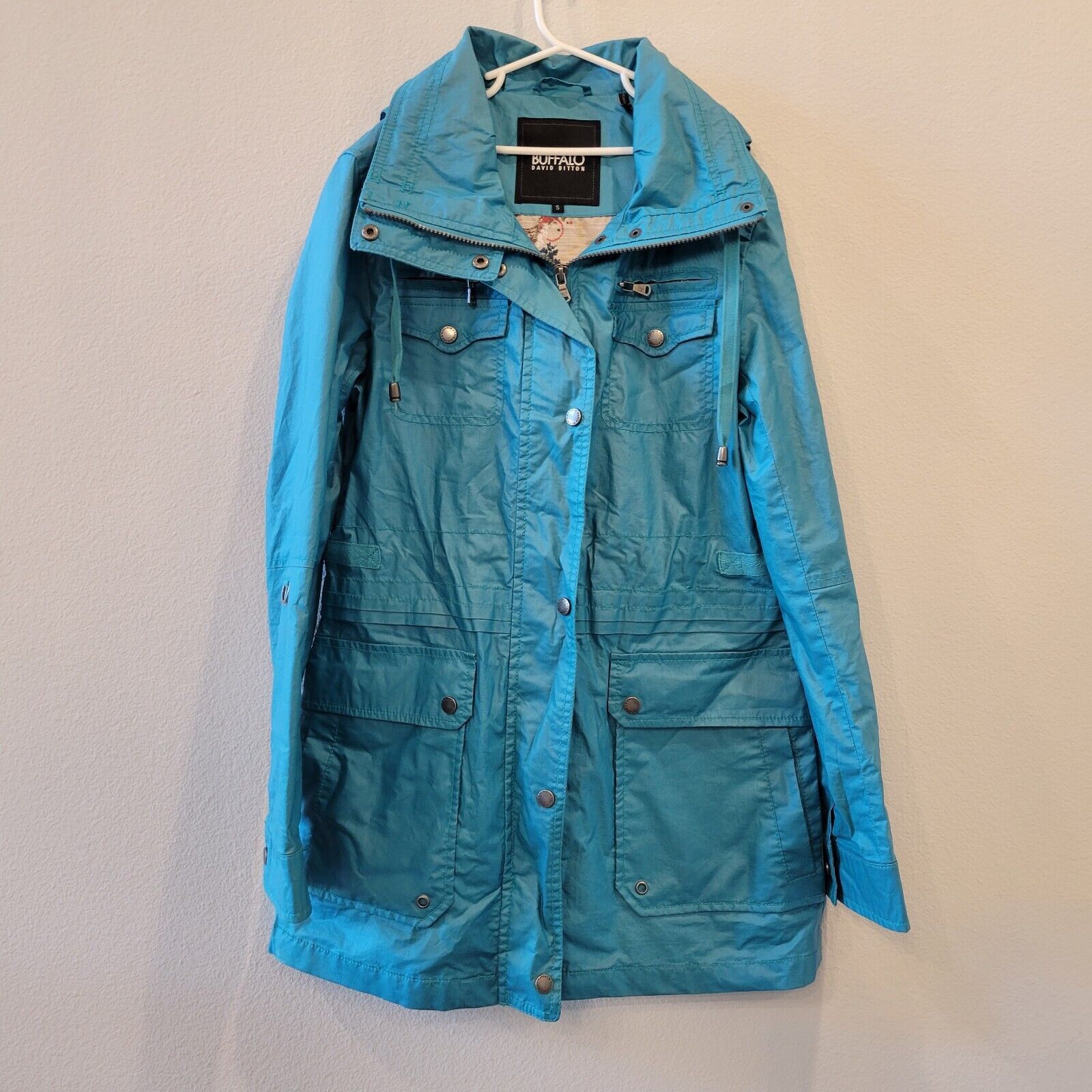Buffalo David Bitton Buffalo David Bitton Button Up Full Zip Hooded Jacket Coat S Size S / US 4 / IT 40 - 14 Thumbnail