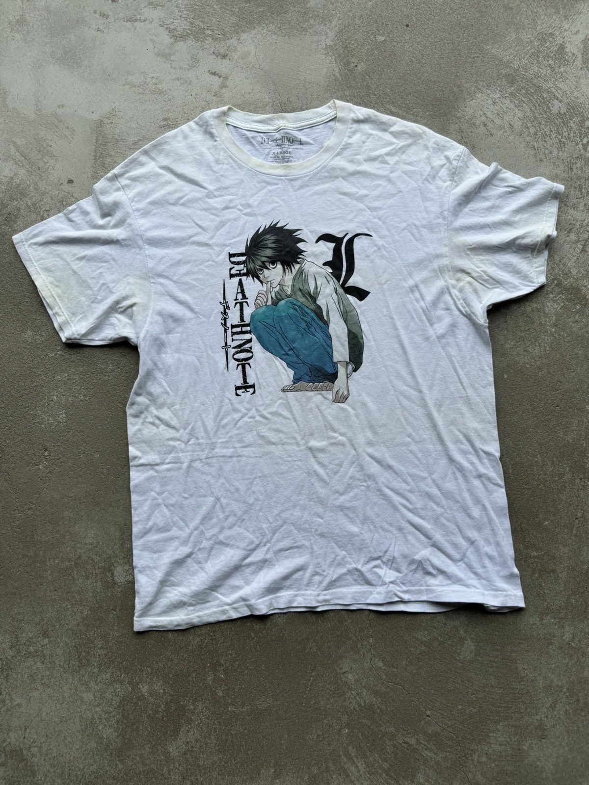 Death Note Y2K Anime print tee Manga Grail