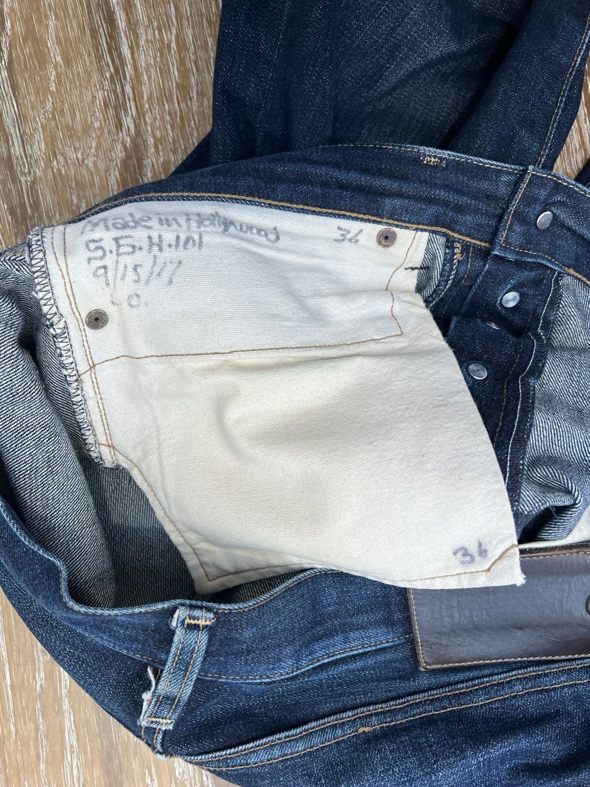 Schaeffers Garment Hotel Schaeffers garment hotel 101 selvedge denim Size US 36 / EU 52 - 4 Thumbnail