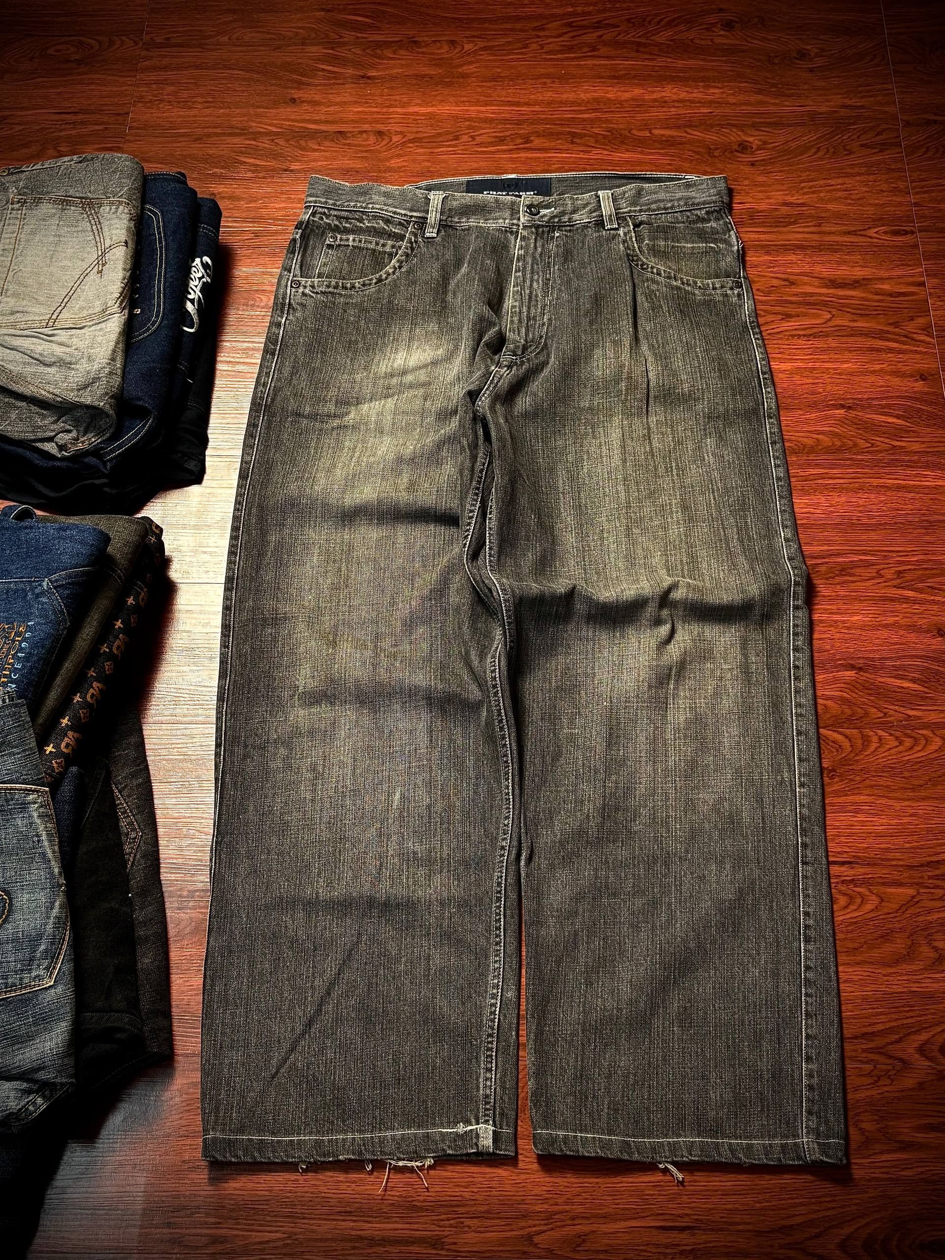 JNCO Vintage 00s Phat Farm Black Denim Pants Size US 36 / EU 52 - 5 Thumbnail