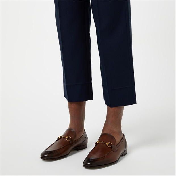 Gucci GUCCI Men'S Horsebit Leather Jordaan Loafers Size US 7 / EU 40 - 2 Thumbnail