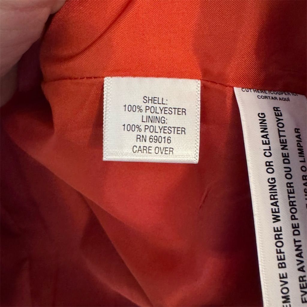 Other Studio Works Women's Rust Faux Suede Zip Up Jacket Blazer S Size XL / US 12-14 / IT 48-50 - 4 Thumbnail