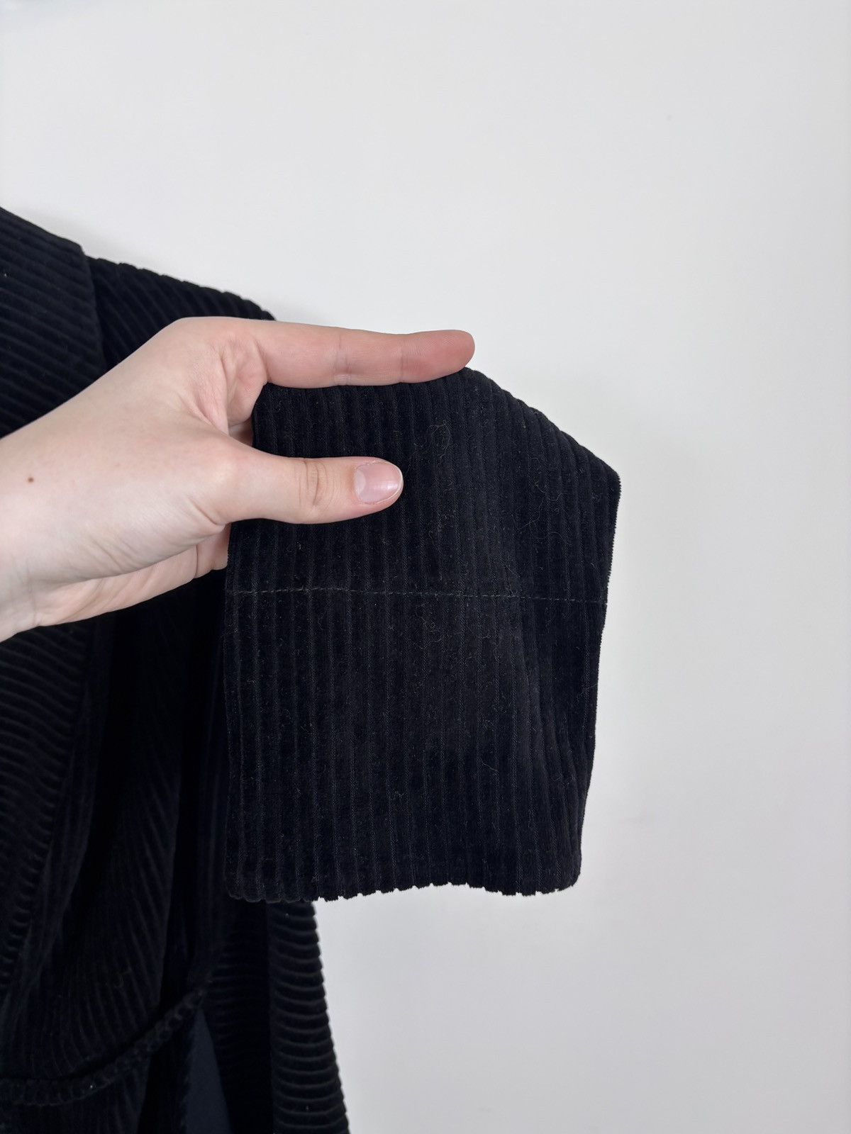 Gudrun Sjoden Gudrun Sjoden Women’s Black Velour Knit Cardigan Sweater Size M / US 6-8 / IT 42-44 - 12 Thumbnail
