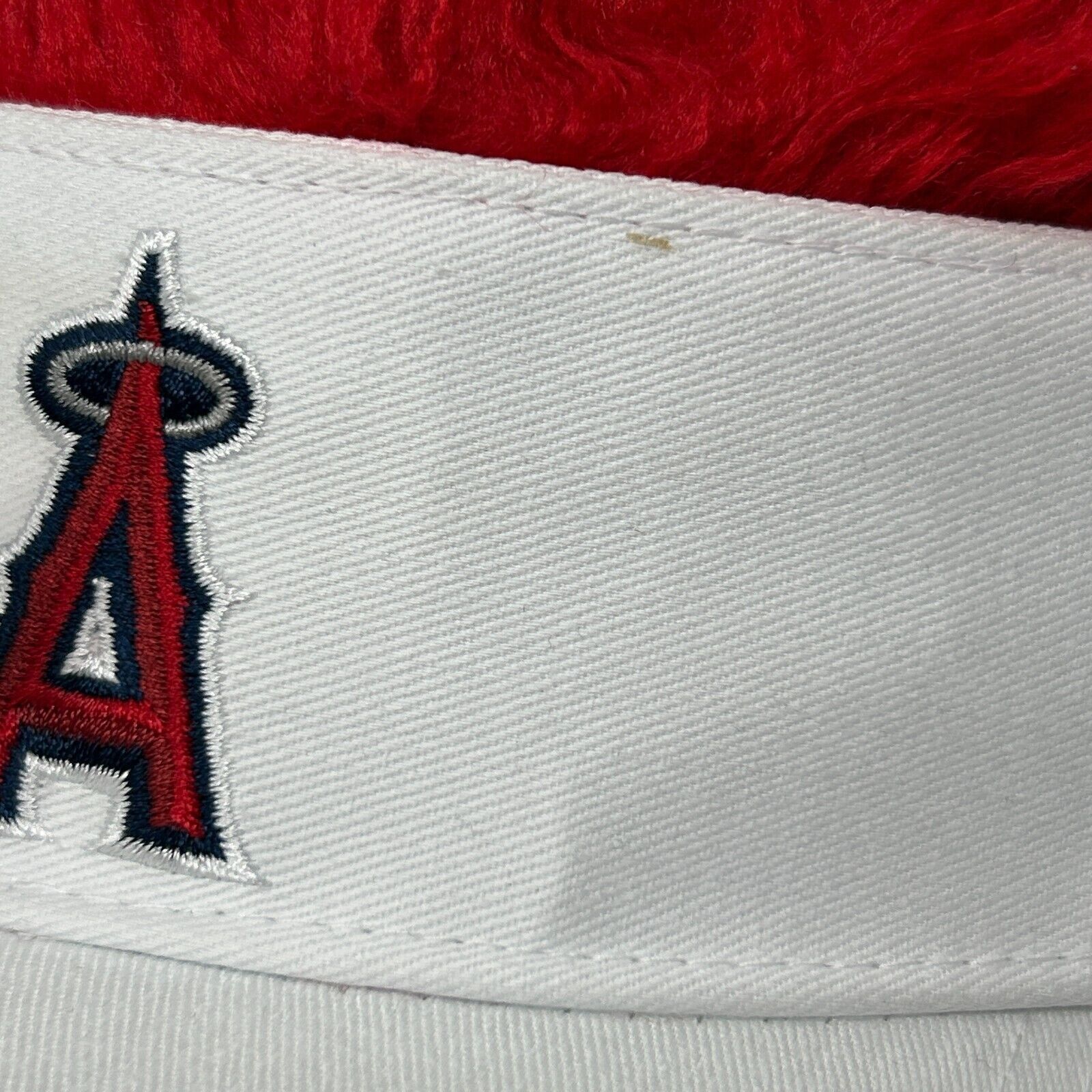 MLB Los Angeles LA Angels Red Flair Hair Visor Hat Cap Size ONE SIZE - 7 Thumbnail