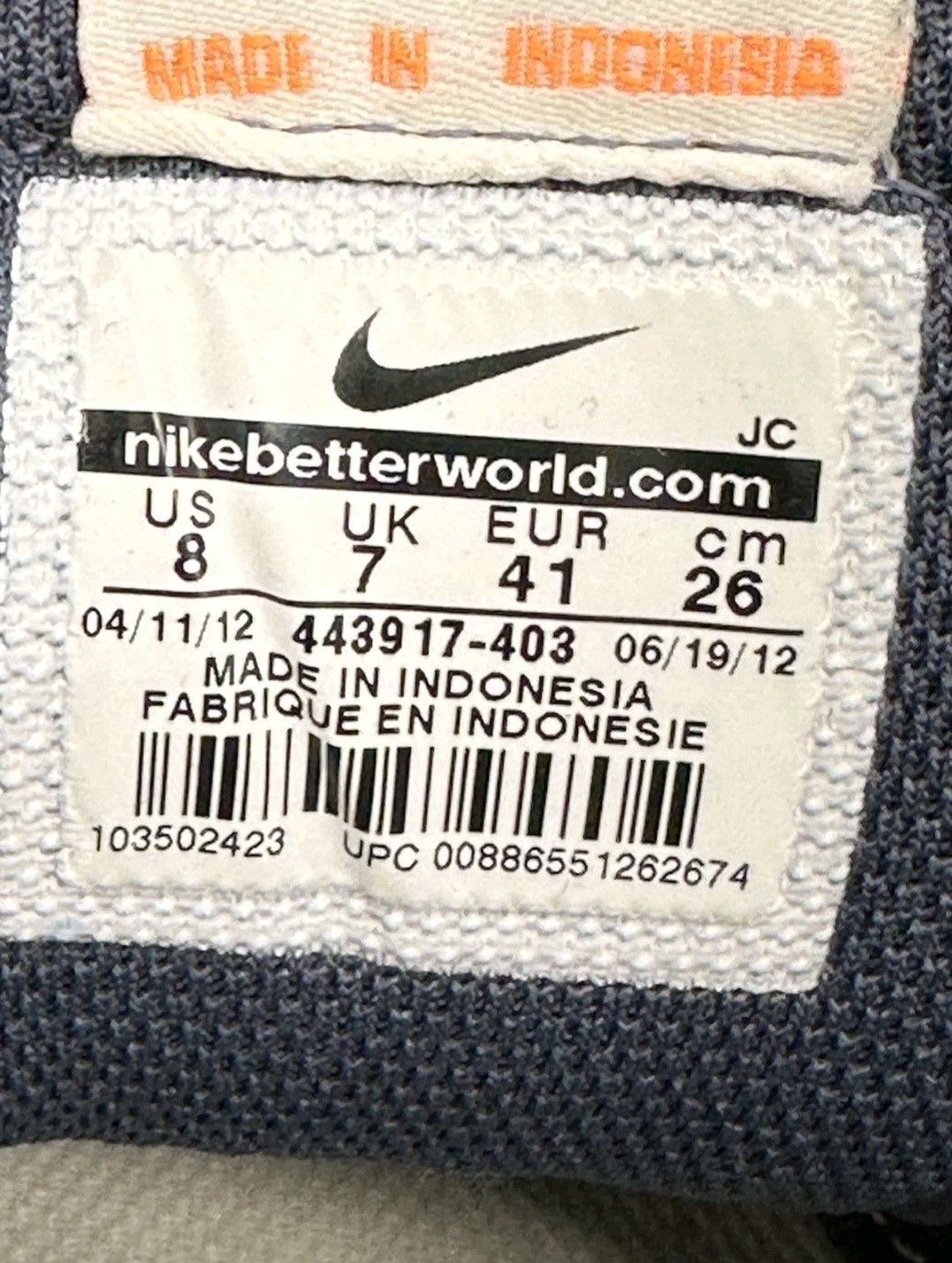 Nike Nike Field Trainer Navy Blue 443917403 Size 8 Men Size US 8 / EU 41 - 7 Thumbnail