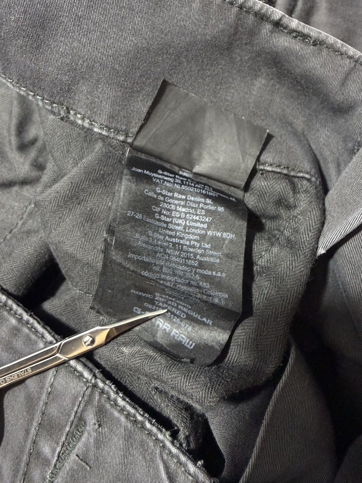 G-Star G-Star Robic Zip 3D Regular Tapered Cargo Pants Size US 34 / EU 50 - 14 Thumbnail