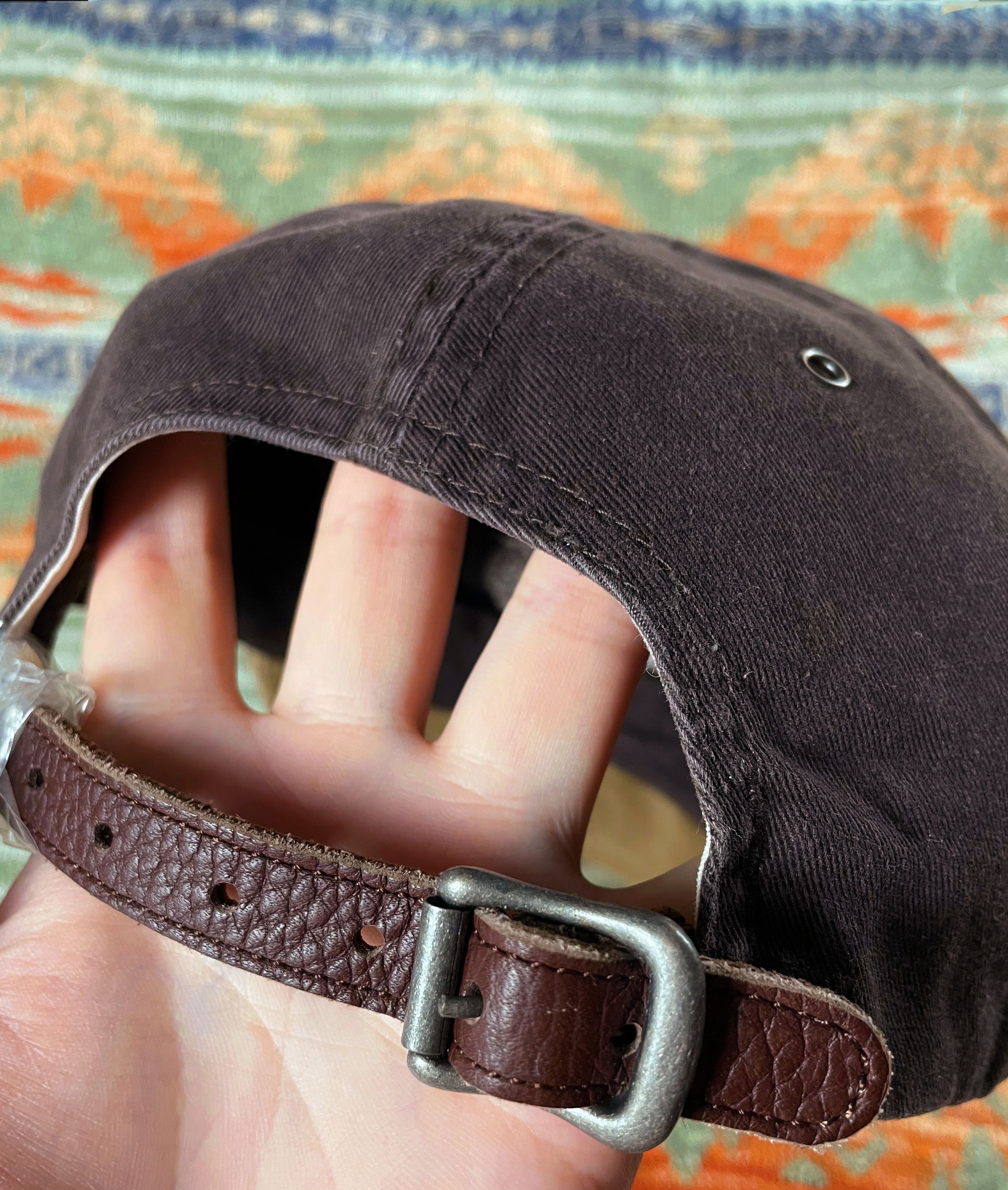 Polo Ralph Lauren Polo Ralph Lauren Rare Outdoor Leather Baseball Hat Cap Size ONE SIZE - 5 Thumbnail
