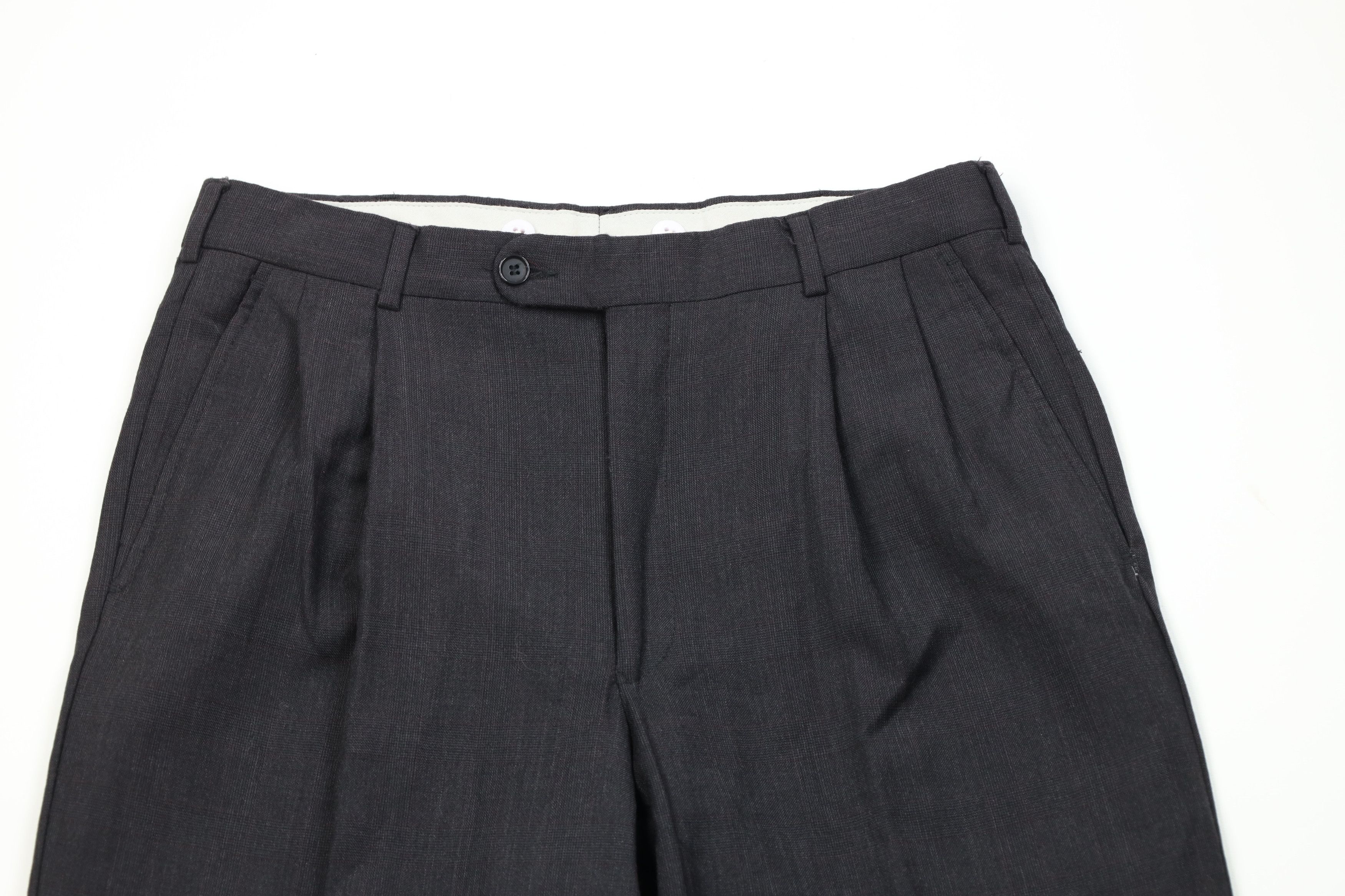 Vintage Vintage 70s Streetwear Wool Knit Wide Leg Chino Pants USA Size US 32 / EU 48 - 2 Thumbnail