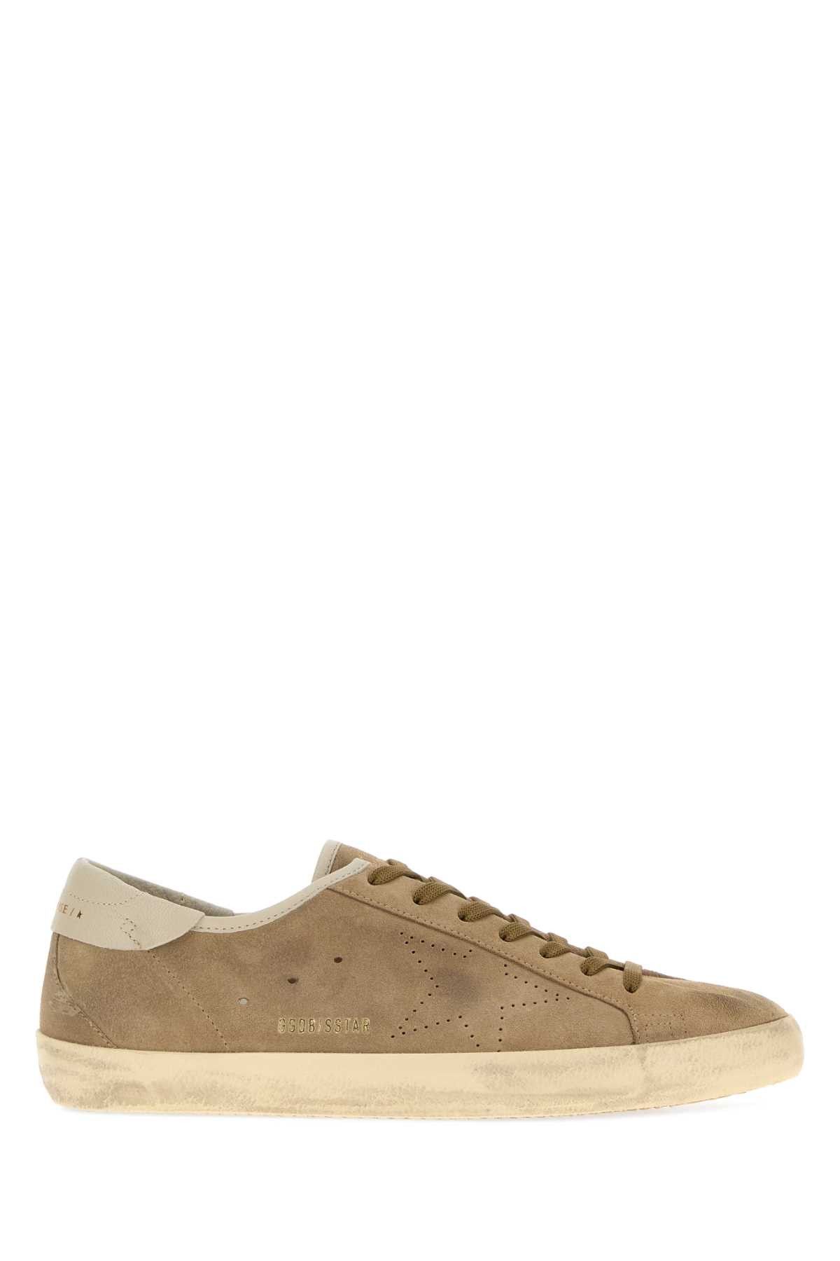 Camel Suede Super-Star Sneakers, Men's (Size 8)