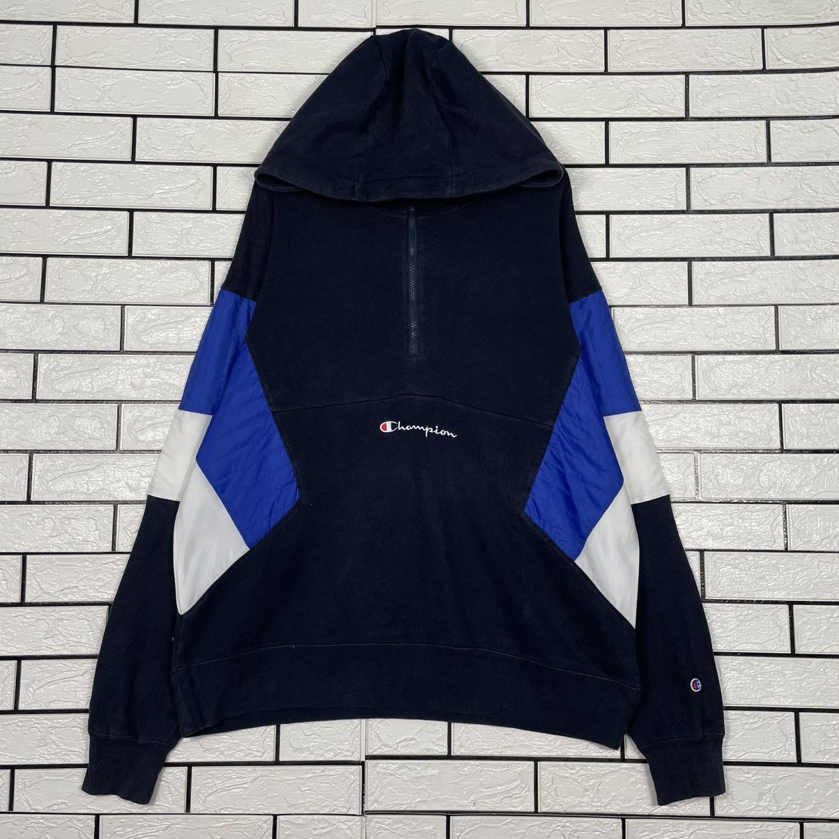 Champion Champion Color Block Hoodie Size US XL / EU 56 / 4 - 1 Thumbnail