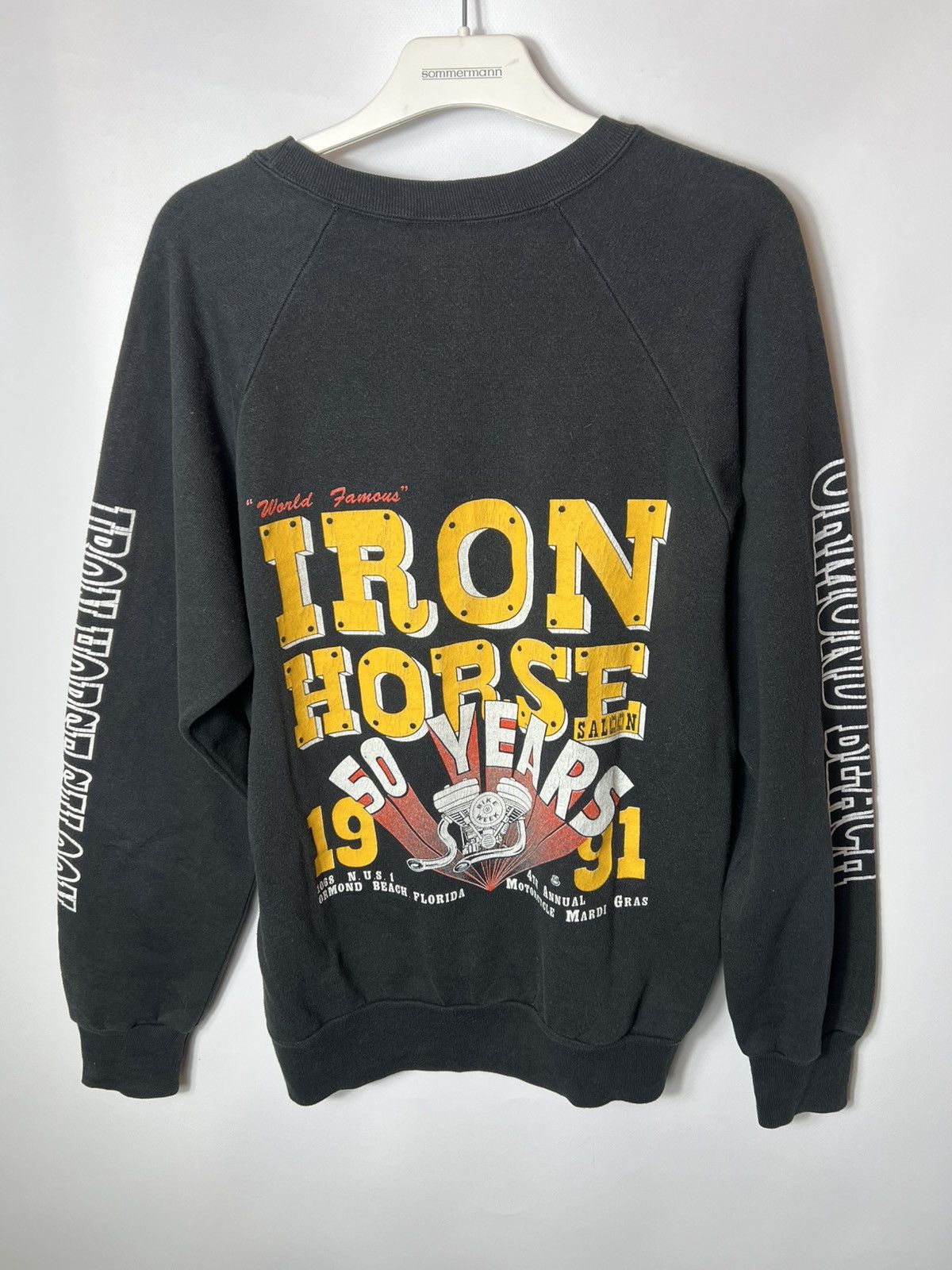 Daytona Vintage Iron Horse Saloon 1991 Daytona Bike Week Sweatshirt Size US L / EU 52-54 / 3 - 6 Thumbnail