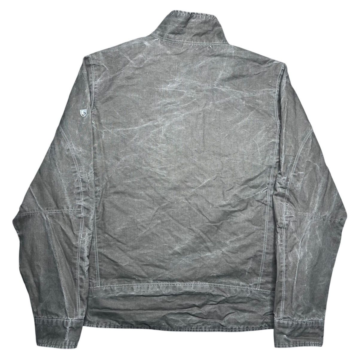 Kuhl Kuhl Mens Burr Vintage Patina Dye Canvas Fleece Lined Jacket Size US XL / EU 56 / 4 - 5 Thumbnail
