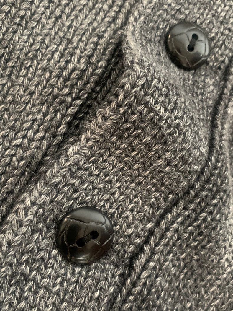 The Real McCoy's The REAL McCOY'S Large Knit Navy Lapel Sweater Size US M / EU 48-50 / 2 - 5 Thumbnail