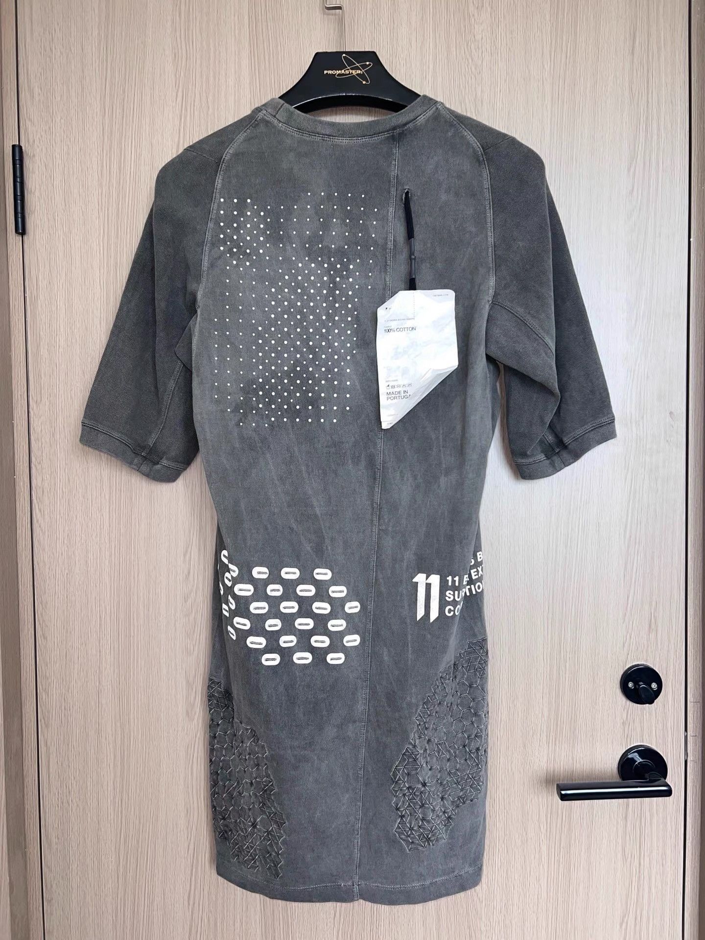 11 By Boris Bidjan Saberi 11by BBS Faded Cotton 3M T-Shirt K35 Size XXS / US 00 / IT 34 - 1 Thumbnail