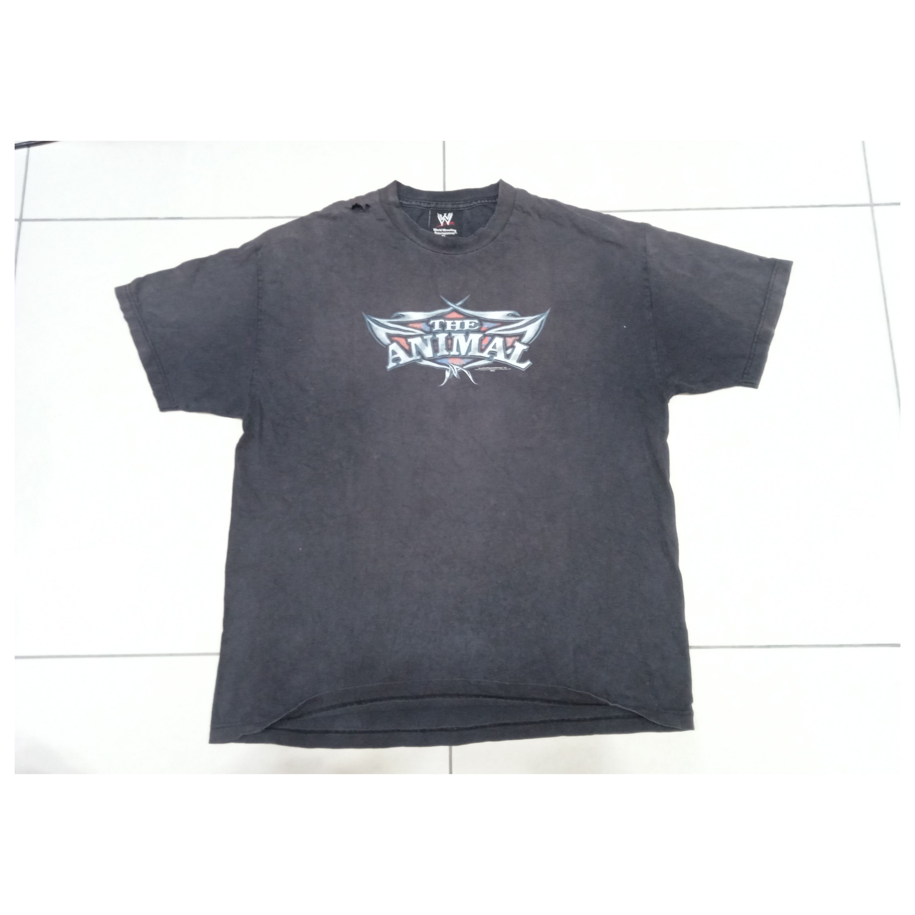 WWE Vintage 00s WWE Batista Wrestling T Shirt Distressed Size US XL / EU 56 / 4 - 2 Thumbnail