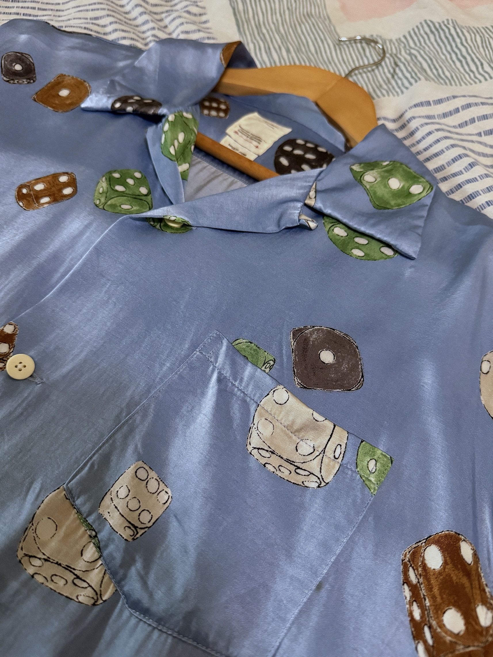 Visvim 21 SS Wallis Shirt Dice Blue Sz. 1 012101105011013 Size US S / EU 44-46 / 1 - 4 Thumbnail