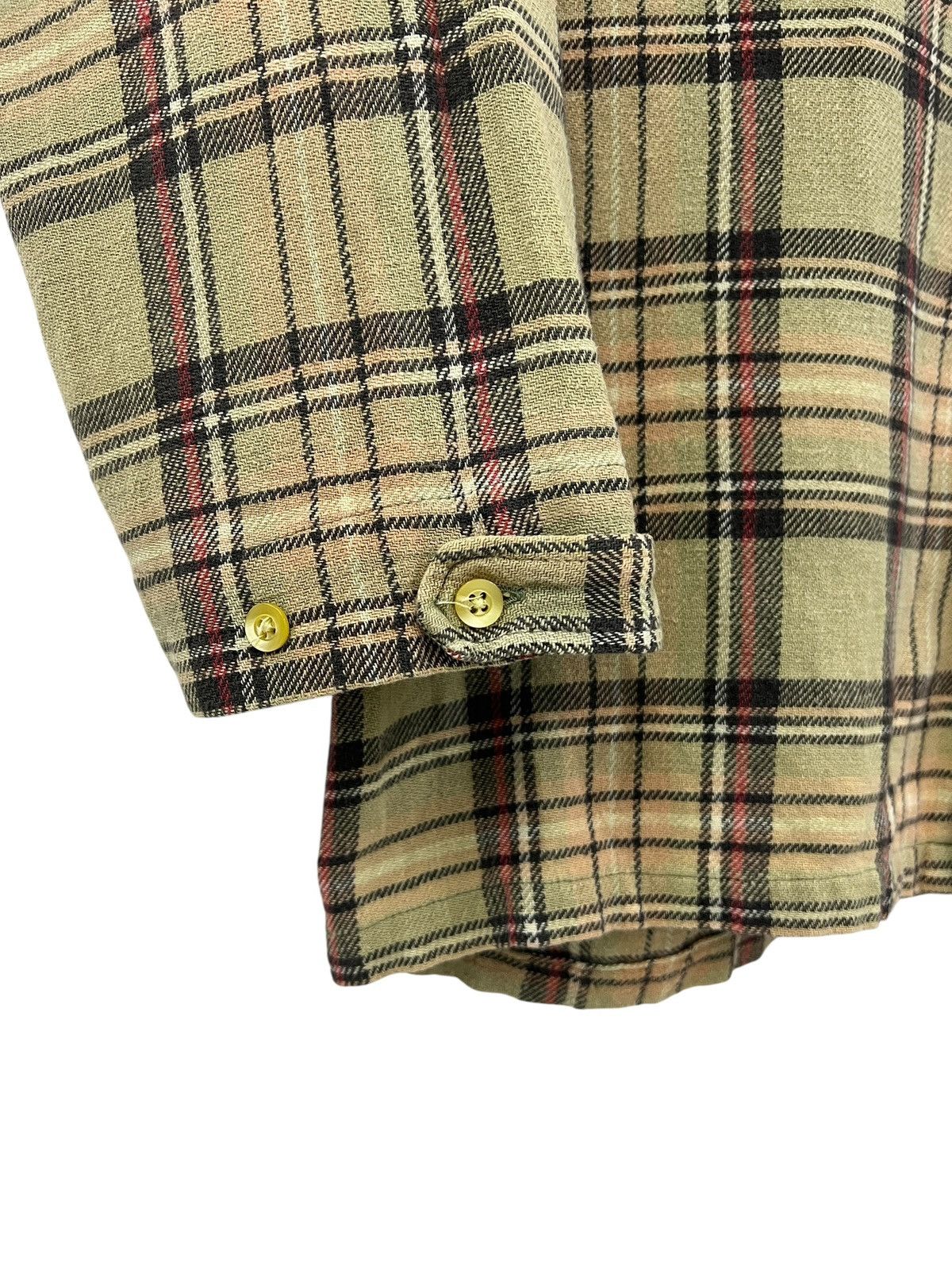 Needles Needles Boxy Cut 3/4 Sleeve Tartan Check Flannel Shirt Size US M / EU 48-50 / 2 - 3 Thumbnail
