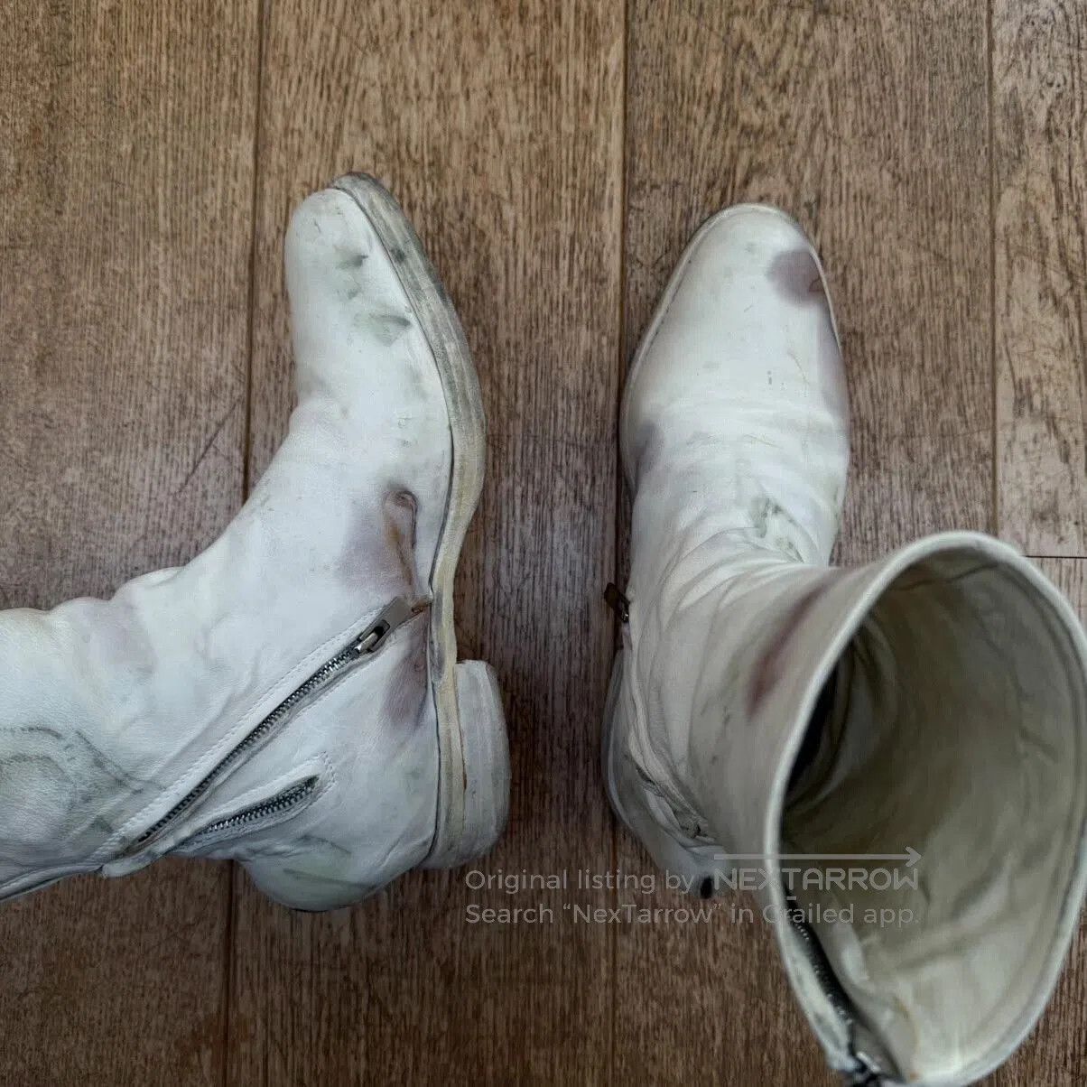 Carol Christian Poell CCP Titanium Back Boots. Size US 8 / EU 41 - 2 Thumbnail