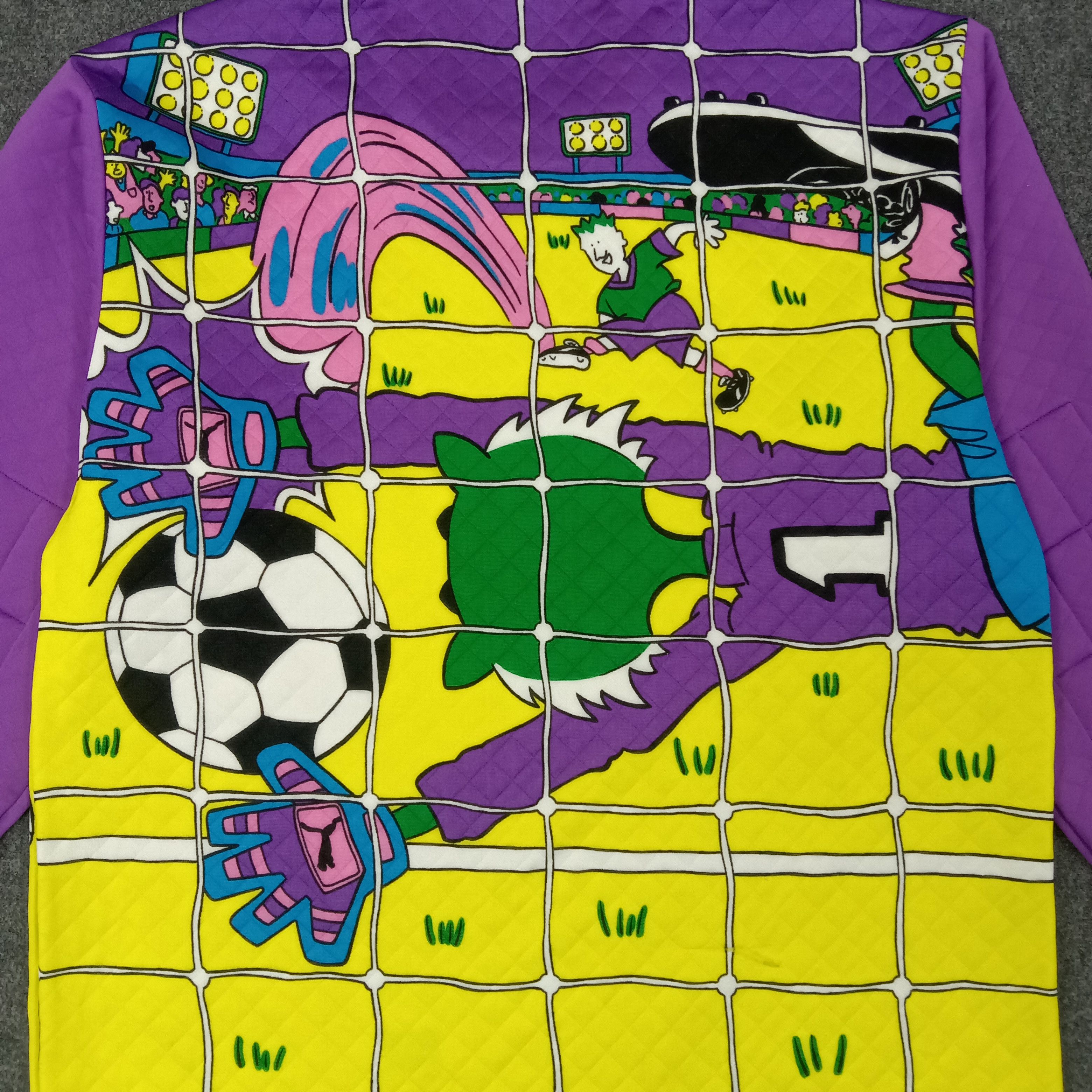 Puma Puma Fullprint Sport Collared Sweatshirt C224N11 Size US L / EU 52-54 / 3 - 6 Thumbnail