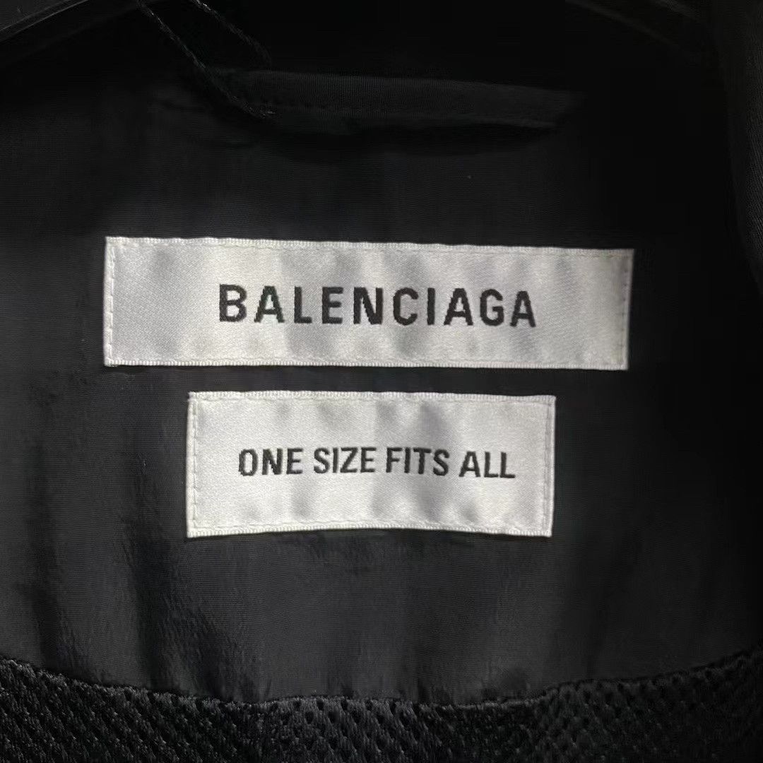 Balenciaga Balenciaga Black Gray Logo Embroidered Jacket Size US M / EU 48-50 / 2 - 3 Thumbnail