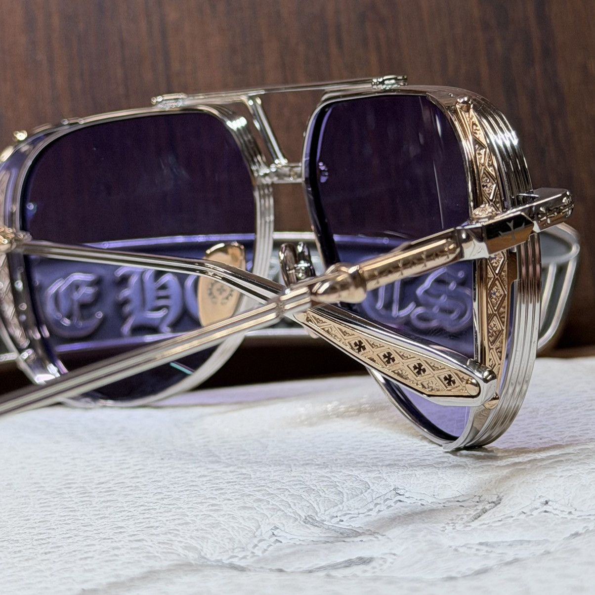 Chrome Hearts Chrome Hearts BOXEBEN 1/1 Sunglasses Size ONE SIZE - 13 Thumbnail