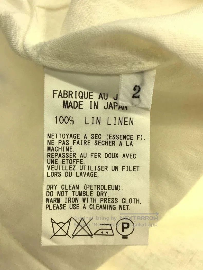 Yohji Yamamoto Yohji Yamamoto Y'S White Floral Shirt Size US M / EU 48-50 / 2 - 9 Thumbnail