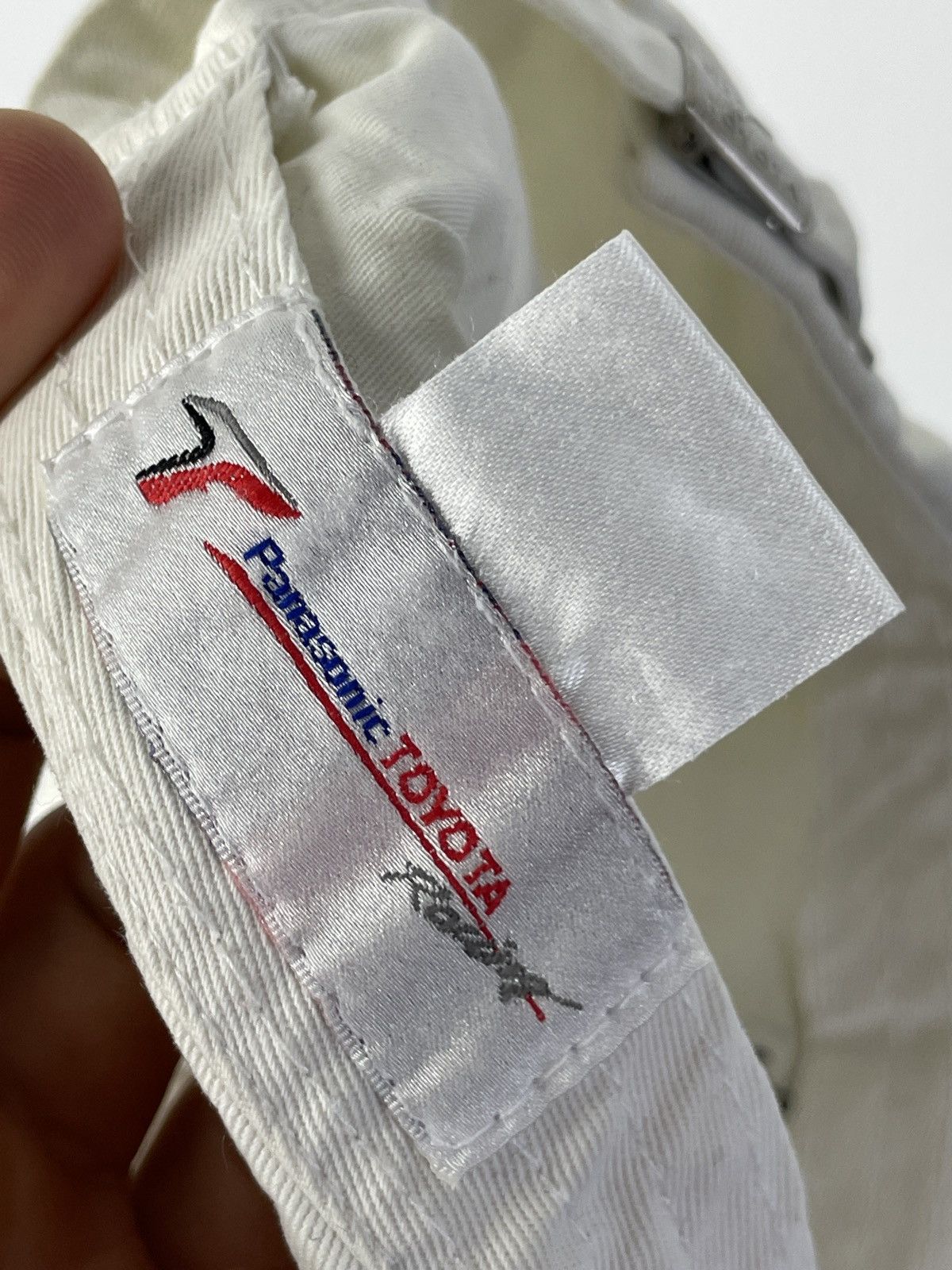 Formula 1 Vintage Toyota Panasonic racing White Cap embroidered Size ONE SIZE - 12 Thumbnail