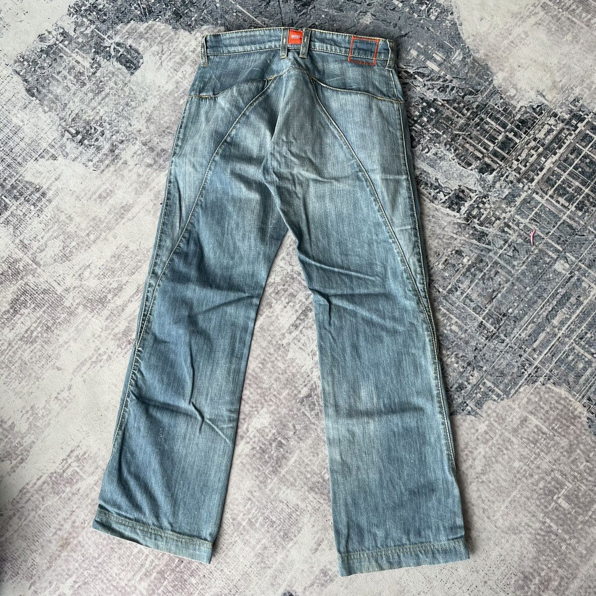 Hugo Boss Vintage Hugo Boss Flare Punk LGB Style Denim Jeans Size US 29 - 2 Thumbnail