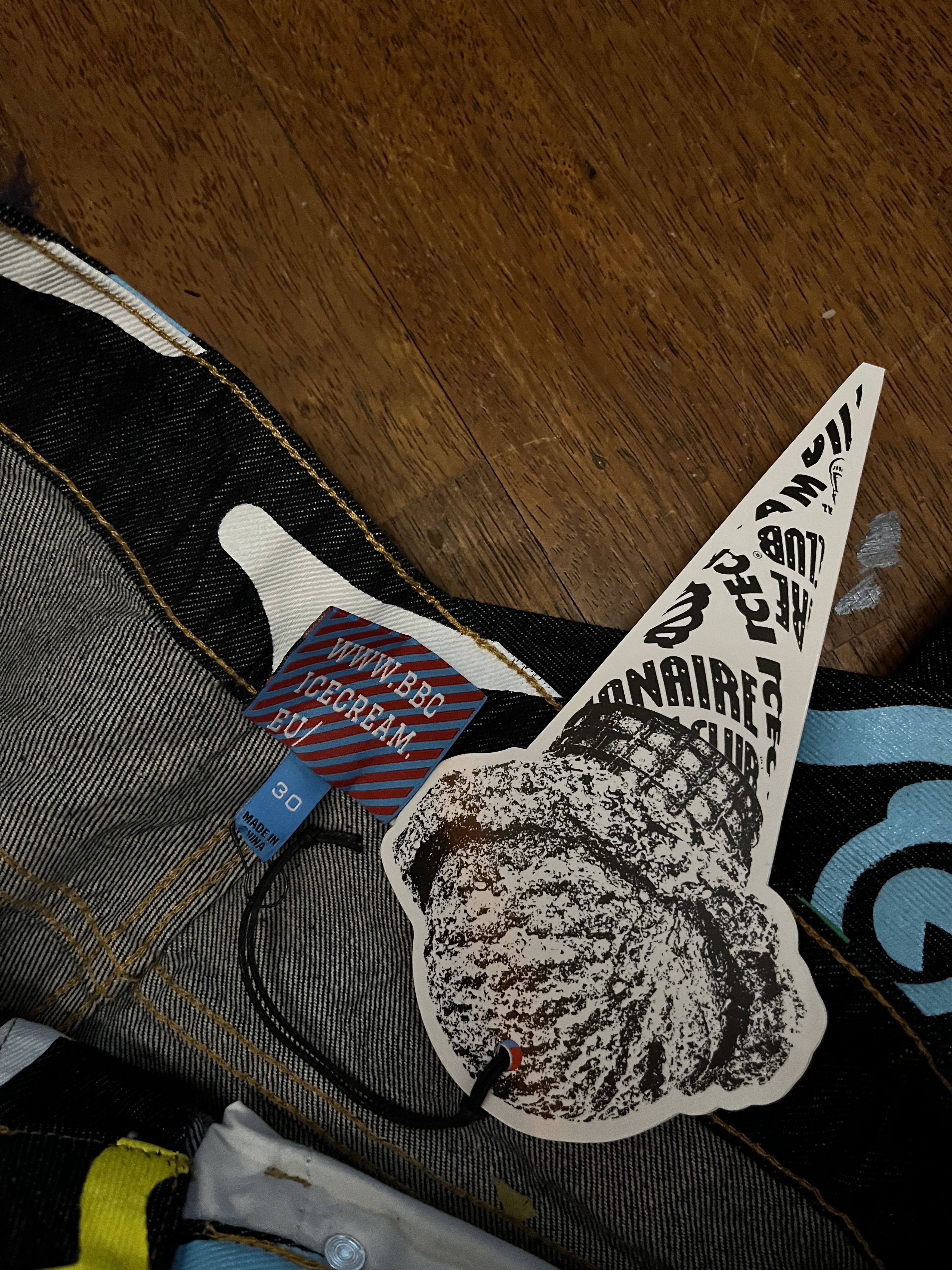 Icecream Billionare boys club all over running dogs jeans Size US 30 / EU 46 - 3 Thumbnail