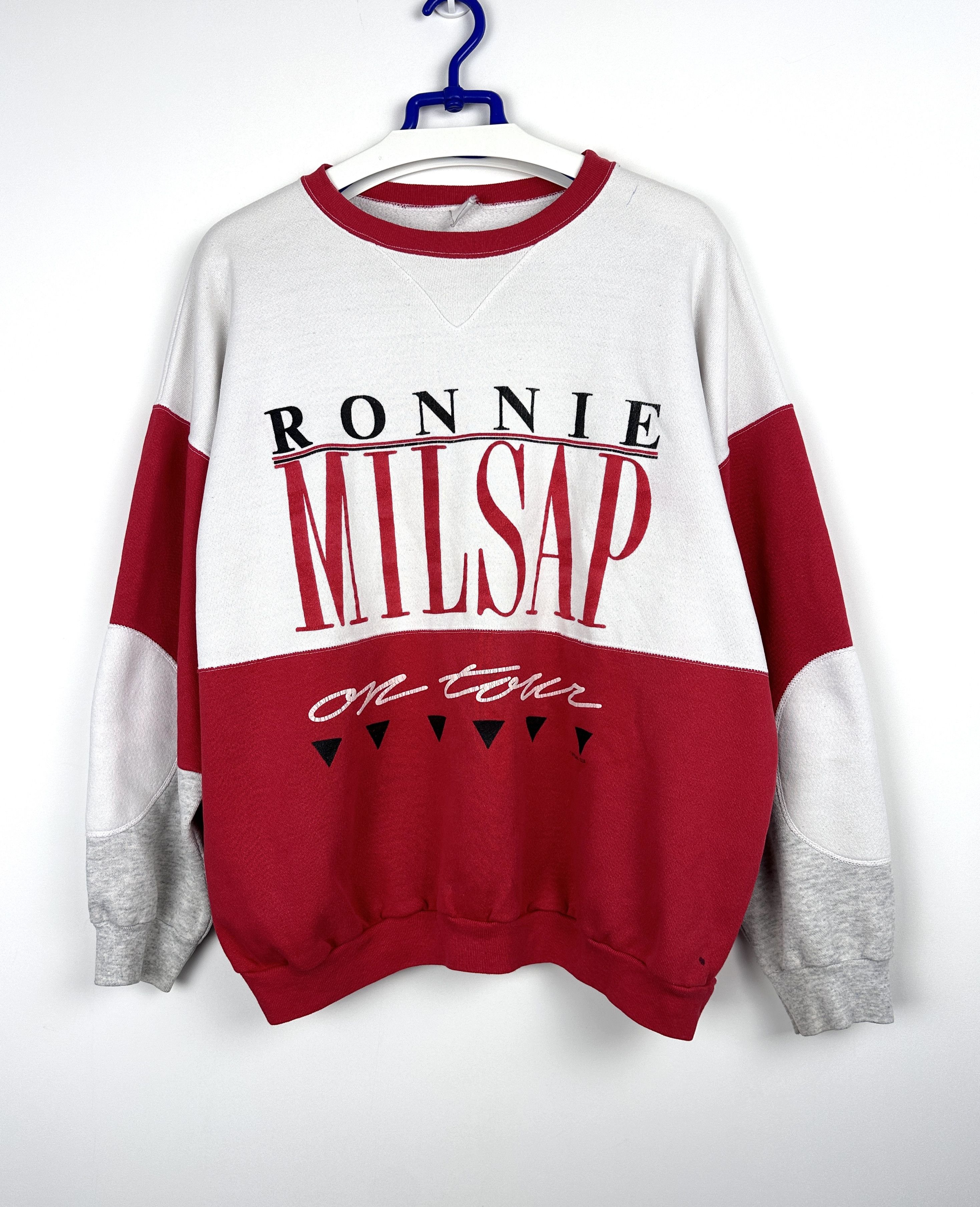 Vintage Rare vintage Ronnie Milsap 90s 80s sweatshirt music tour Size US L / EU 52-54 / 3 - 1 Thumbnail