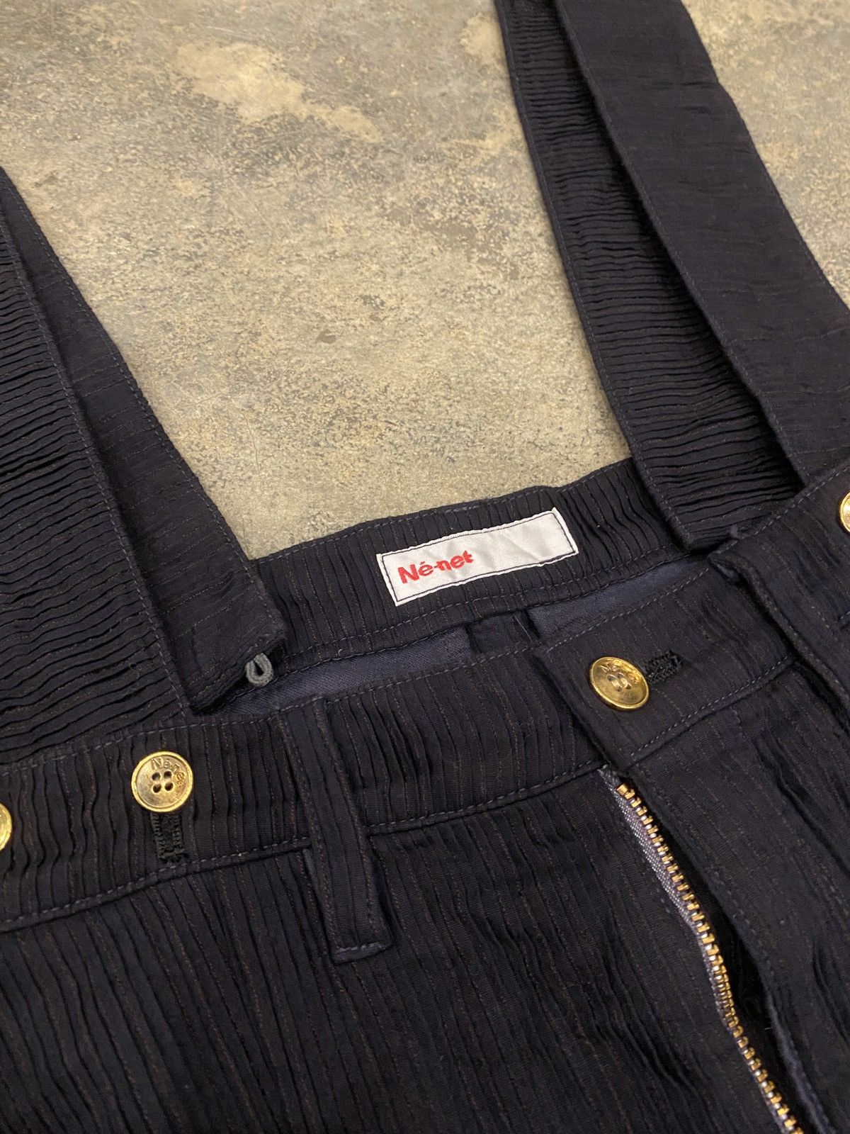 Ne-Net × Pleats Please Issey Miyake SAMPLE Ne-net Pants Pleats Please Design Size 30" / US 8 / IT 44 - 6 Thumbnail