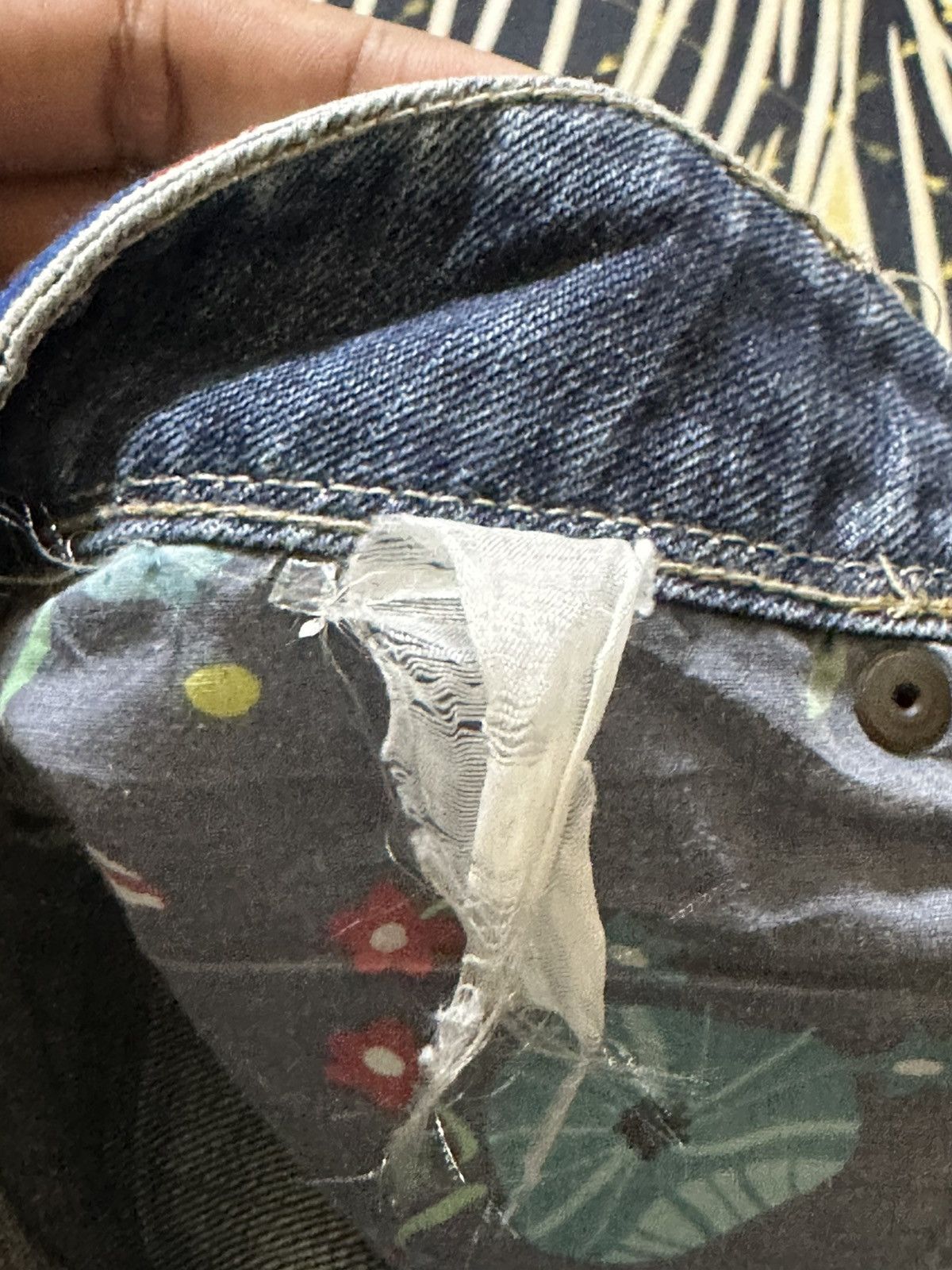 Desigual Vintage Desigual Curve Leg Acid Wash Slim Fit Denim Size US 29 - 8 Thumbnail