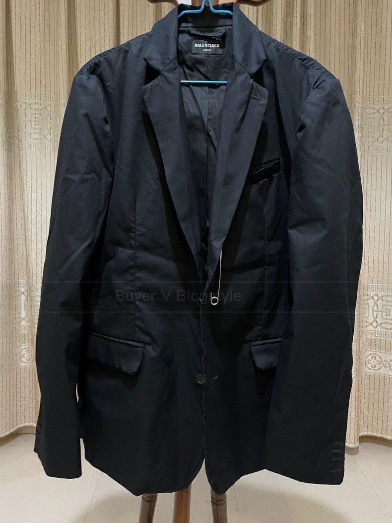 Balenciaga Balenciaga Pin Hand-Stitched Blazer Jacket Size US XS / EU 42 / 0 - 1 Thumbnail