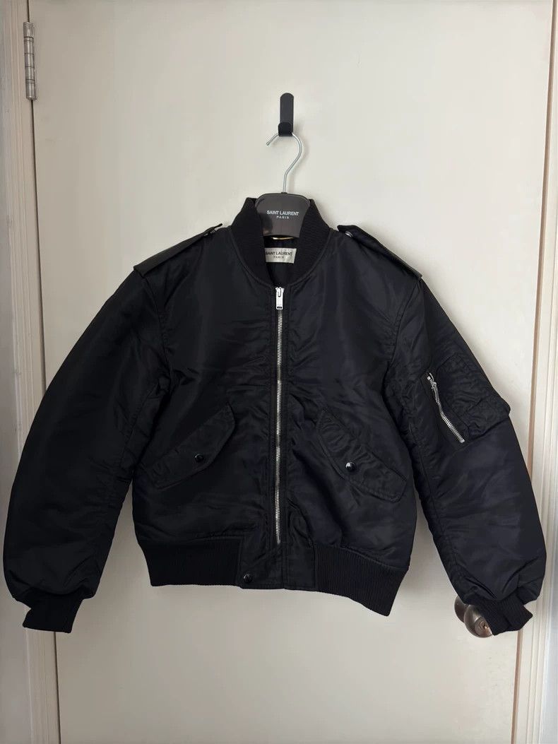 Saint Laurent Paris Saint Laurent Paris Bomber Jacket-2508 Size US S / EU 44-46 / 1 - 1 Thumbnail