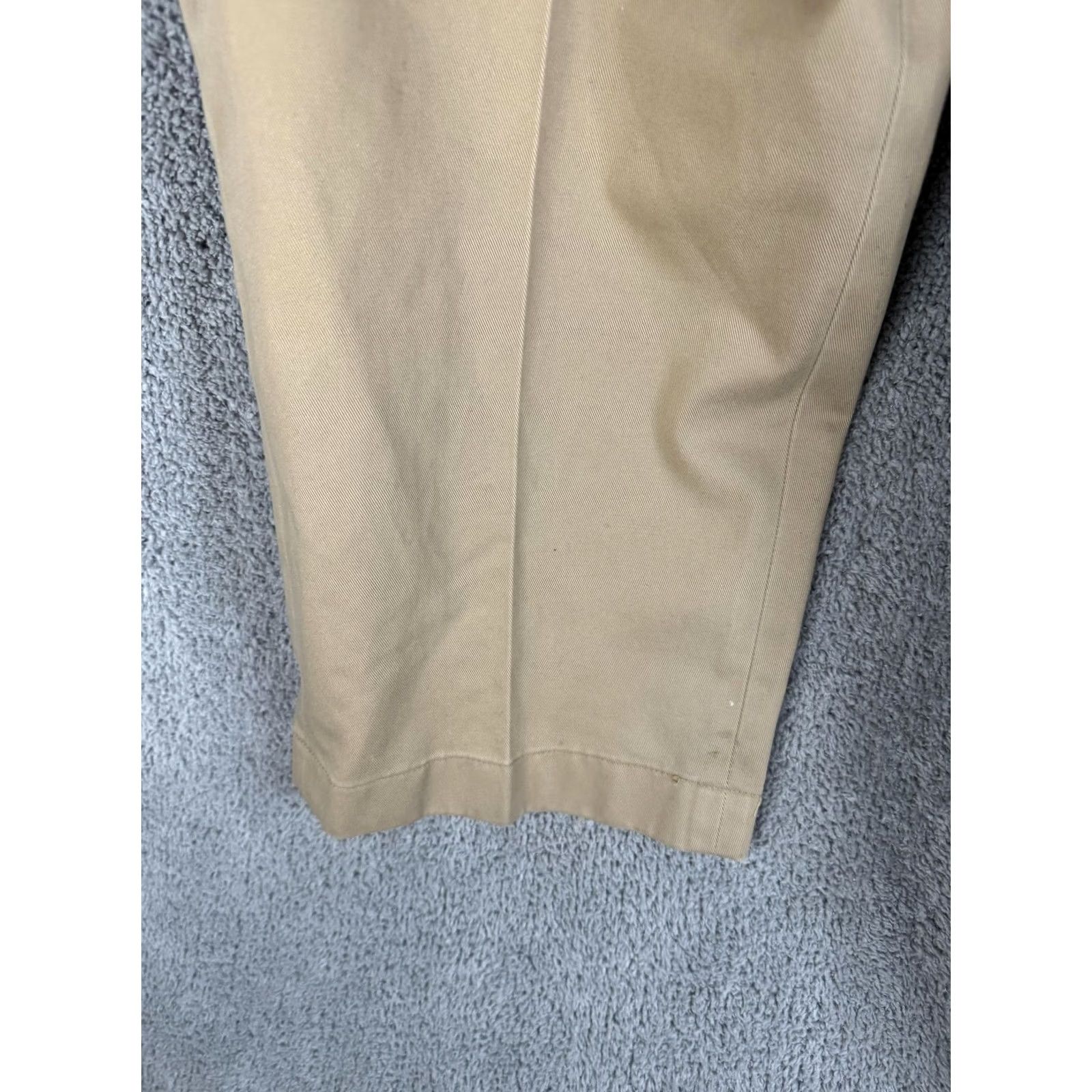 Brooks Brothers Brooks Brothers Hudson Chino Pants Mens 36x31 Khaki Beige Flat Front Cotton Size US 36 / EU 52 - 7 Thumbnail
