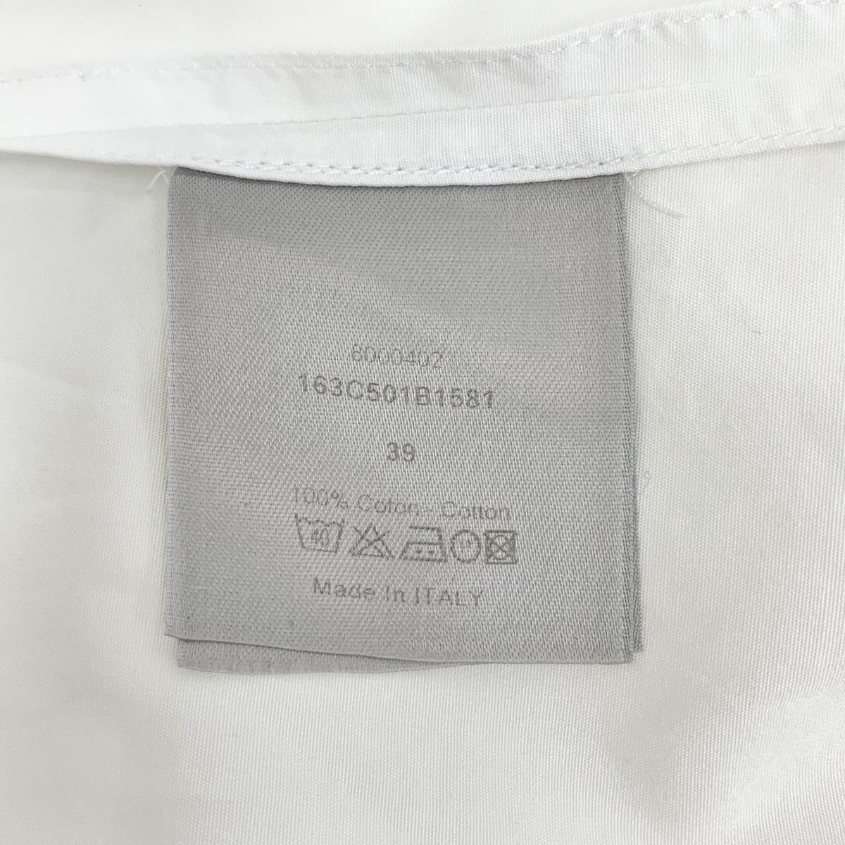 Dior Dior Bee Embroidered Cotton Lapel Long Sleeve Shirt K26WX Size US S / EU 44-46 / 1 - 7 Thumbnail