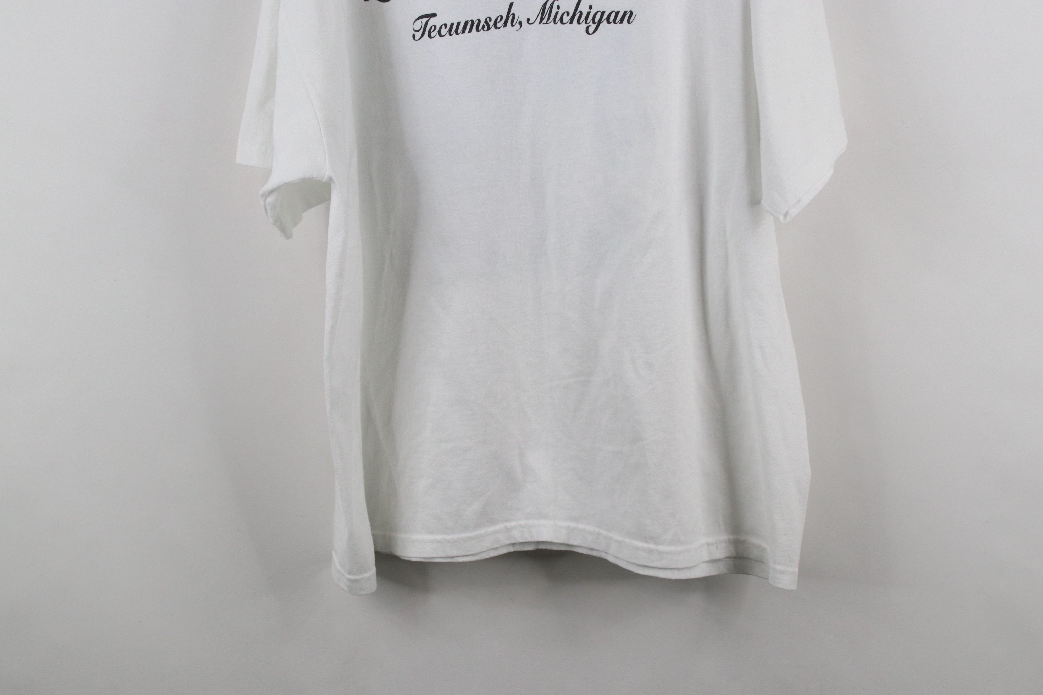 Vintage Vintage 90s Christianity Calvary Short Sleeve T-Shirt White Size US XL / EU 56 / 4 - 12 Thumbnail