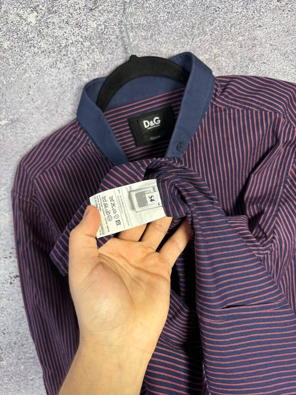 Designer × Dolce & Gabbana × Vintage Vintage Dolce Gabbana Stripped Shirt Button Up Oldmoney Size US L / EU 52-54 / 3 - 8 Thumbnail