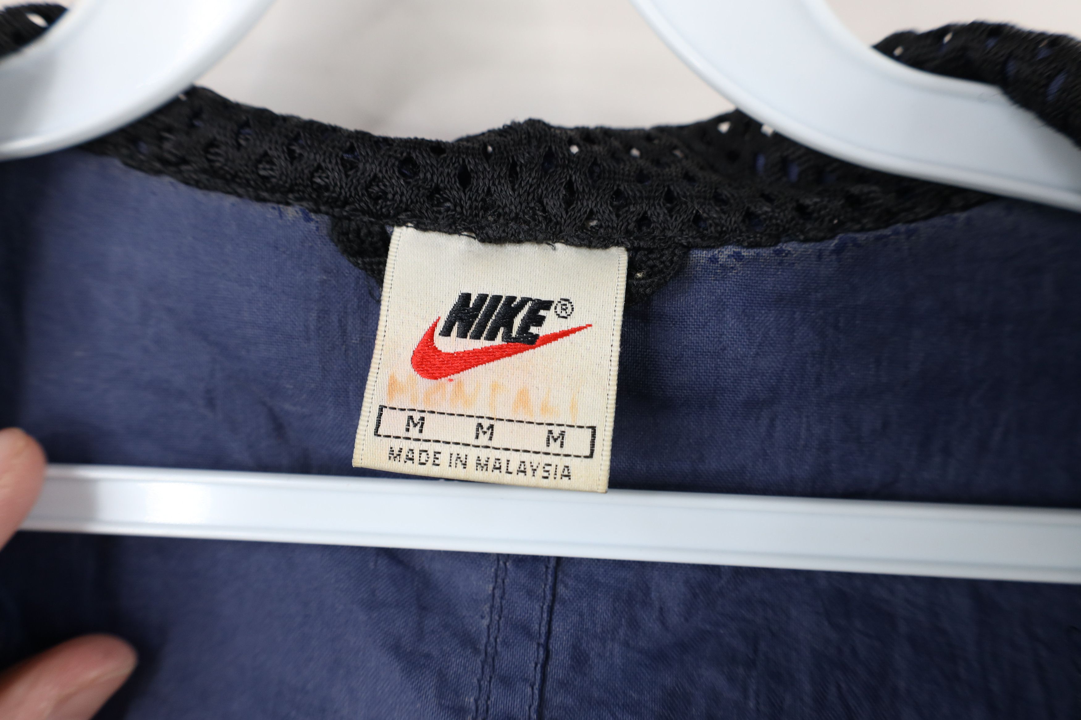 Nike × Vintage Vintage 90s Nike Scott Center Swoosh Hooded Anorak Jacket Size US M / EU 48-50 / 2 - 9 Thumbnail