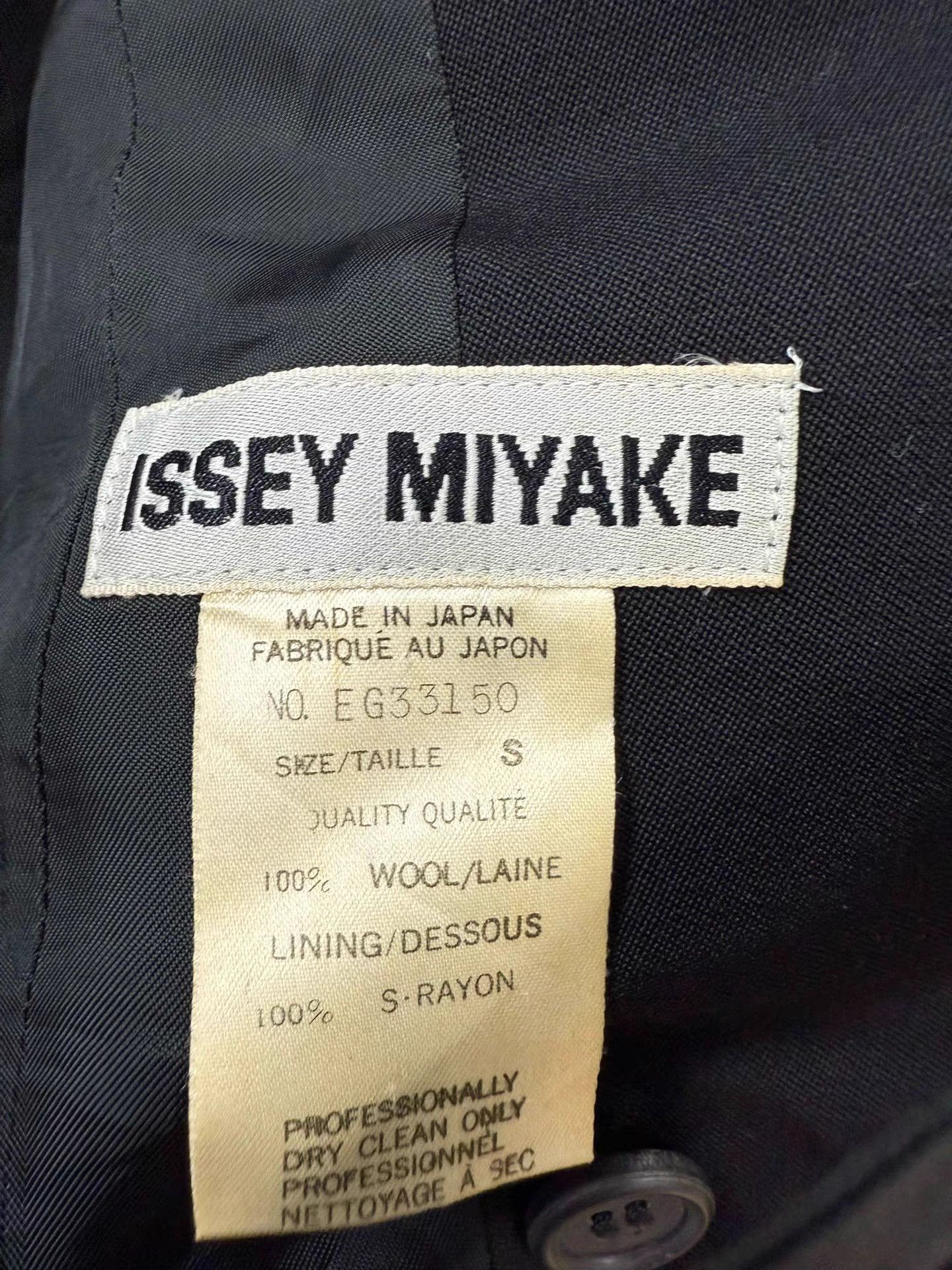 Issey Miyake Issey miyake Main Line Wool Fake Collar Vest K20 Size S / US 4 / IT 40 - 5 Thumbnail