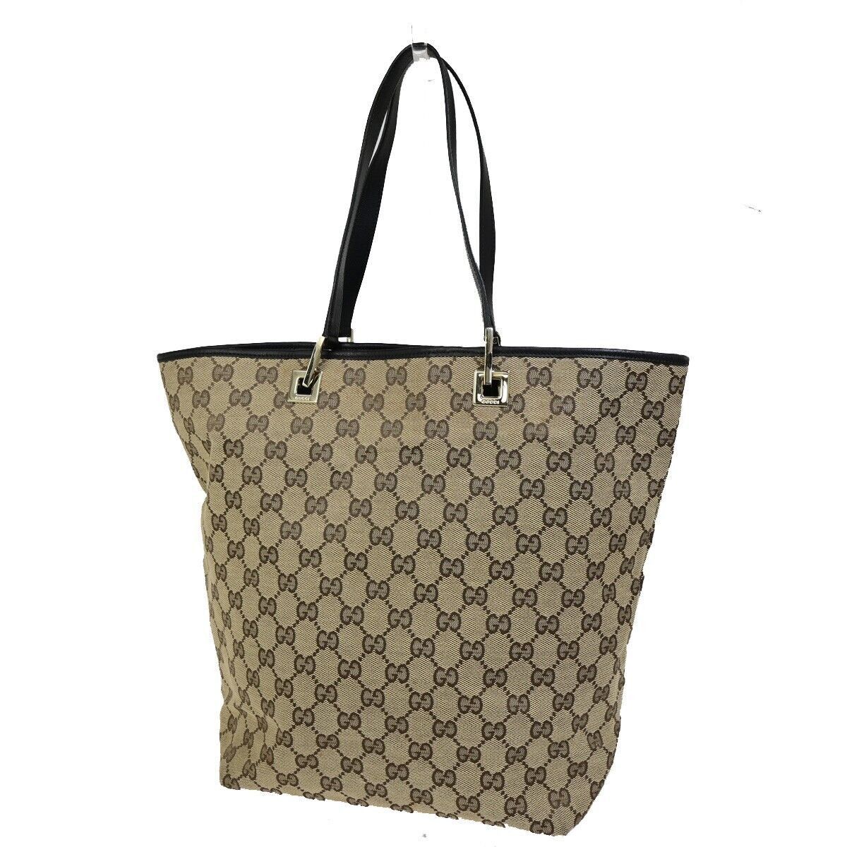 Gucci Gg Canvas Beige Canvas Shoulder Bag (Pre-Owned) Size ONE SIZE - 1 Thumbnail