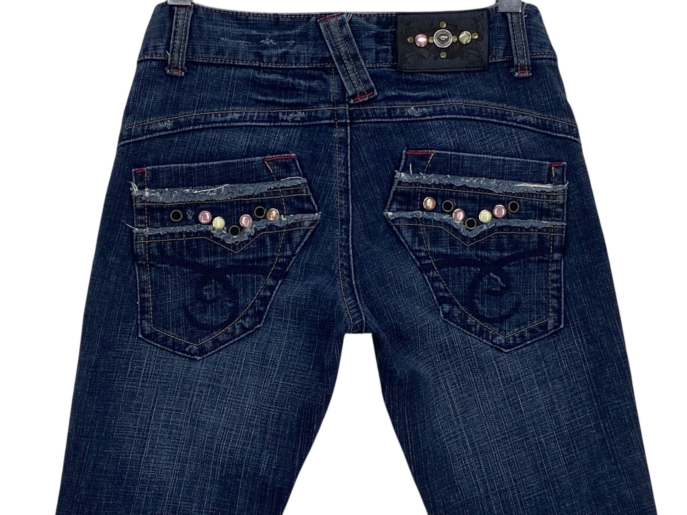 Japanese Brand Oririn Jeans Straight Leg Jeans Punk Grunge Jeans Size 25" / US 0 / IT 36 - 6 Thumbnail