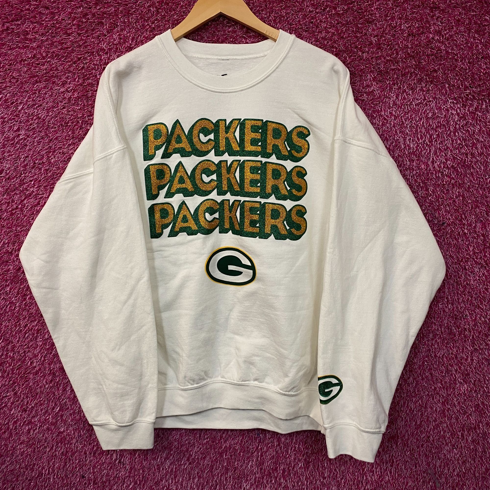 Junk Food Junk Food Clothing Green Bay Packers Repeat Bling Glitter Cr Size US XL / EU 56 / 4 - 1 Thumbnail