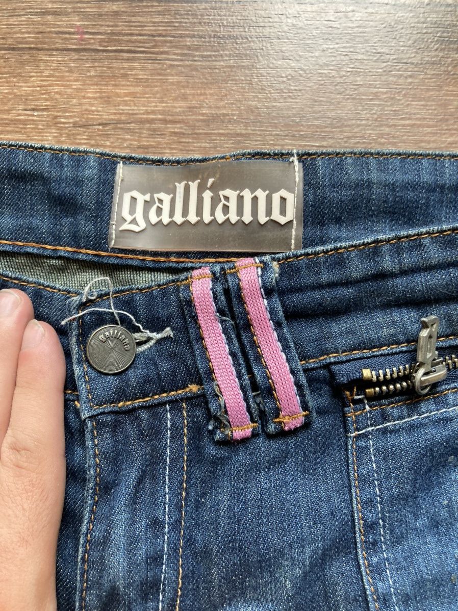 Hysteric Glamour × John Galliano × Vintage Avant Garde Galliano Y2K jeans made in Italy Size 28" / US 6 / IT 42 - 10 Thumbnail